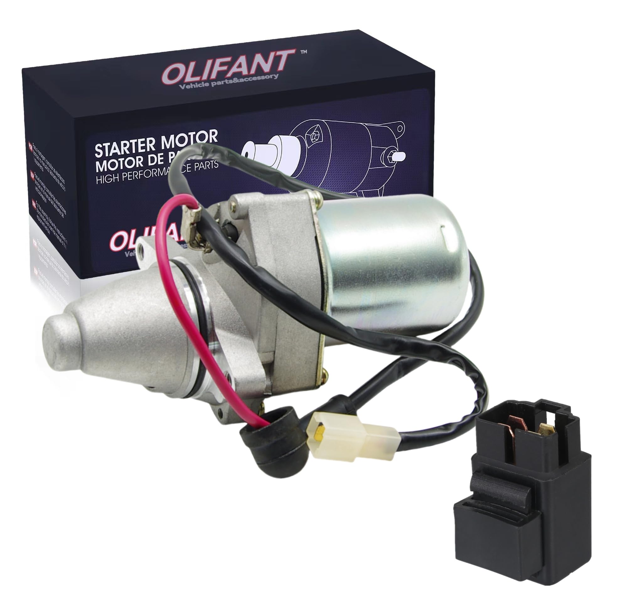 Starter Motor For Suzuki Lt80 Quadsport Kawasaki Ksf80 Kfx80 31100-40B00 31100-40B01 21163-S003 Olifant