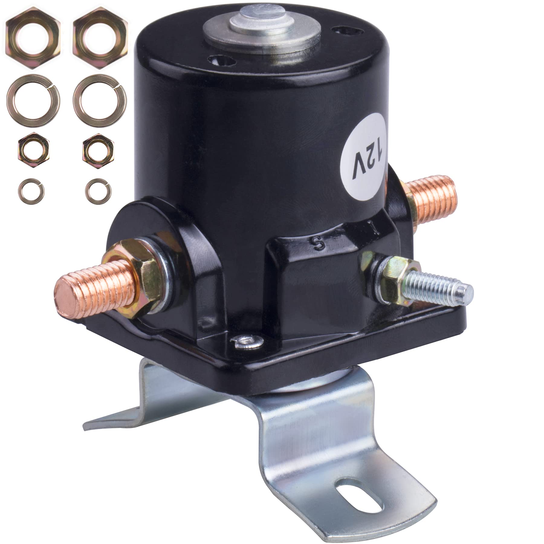 Mrelc New Solenoid Relay Compatible With 12 Volt 2N 8N 9N Tractor 8N-11450 Sw218 Sw355 10-Fo218-12V 7-1023-12V 240-14008 Replacement