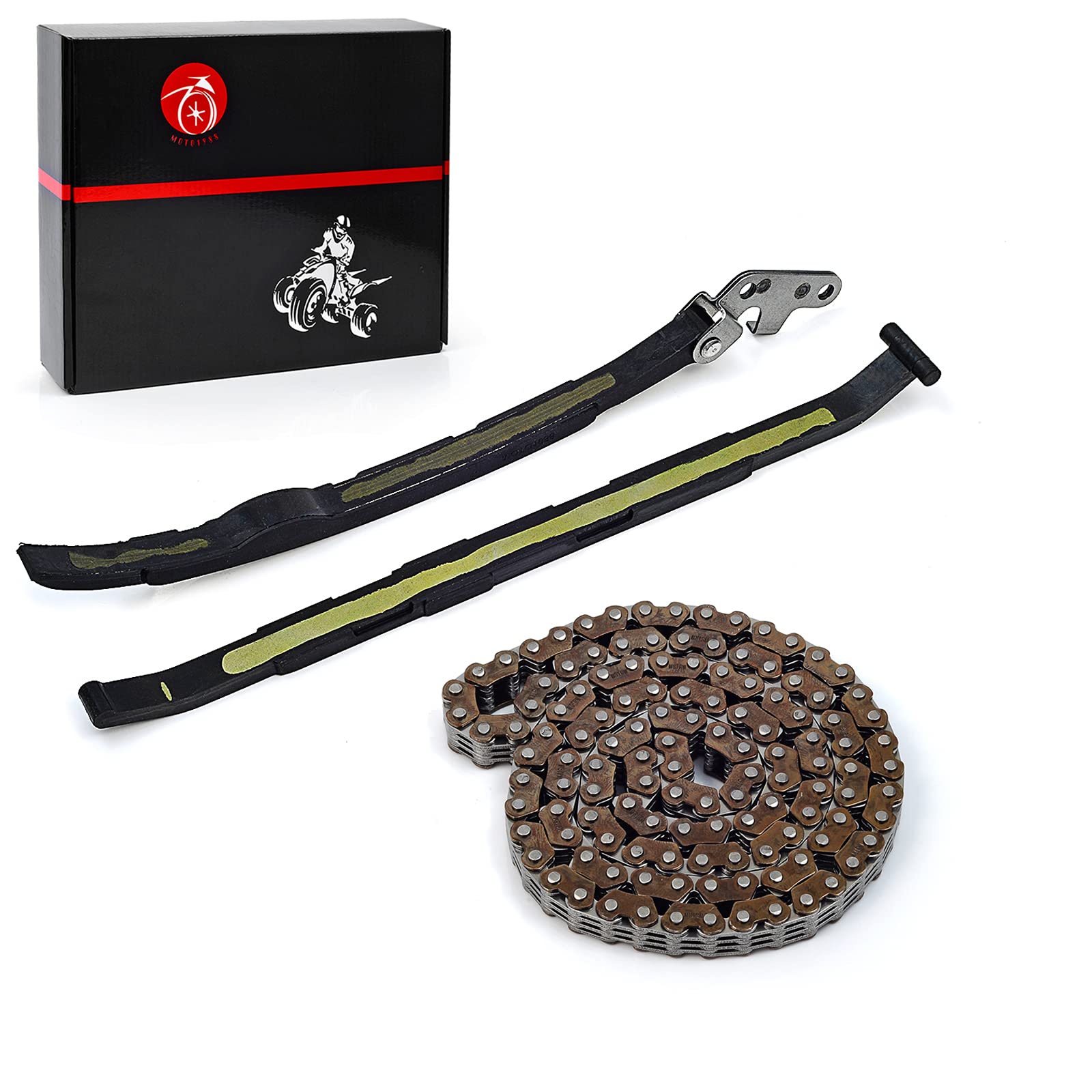 Moto1988 Cam Timing Chain Cam Chain Guides Compatible With Yamaha Raptor 660 2001-2005 Grizzly 600 1998-2001 Xt600 1984-1995 Tt600 1983-1986 Srx600 1986 Xt550 1982-1983