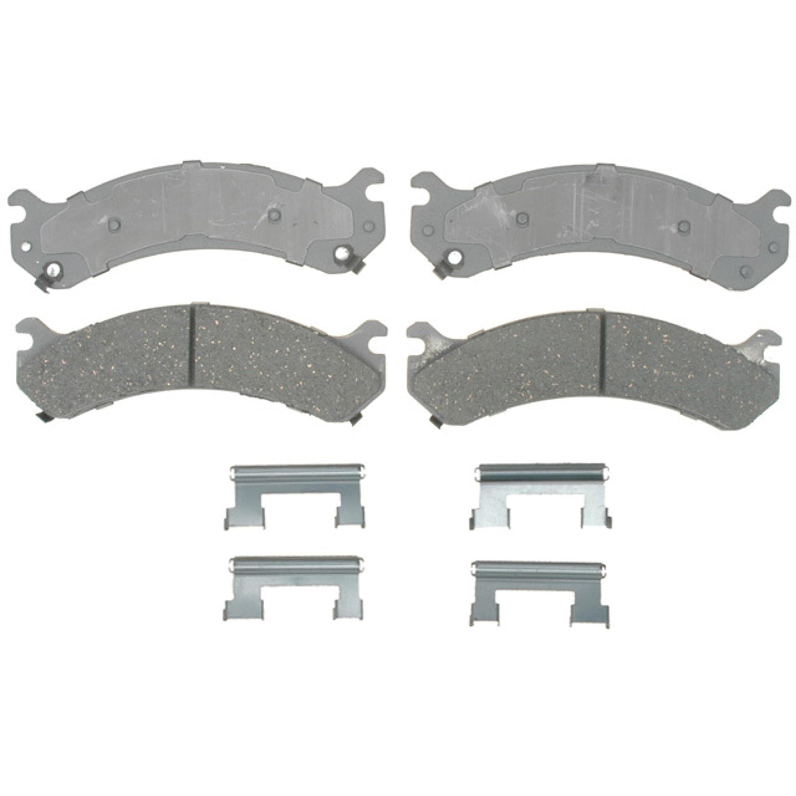 Acdelco Silver 14D784Ch Ceramic Front Disc Brake Pad Set With Hardware
