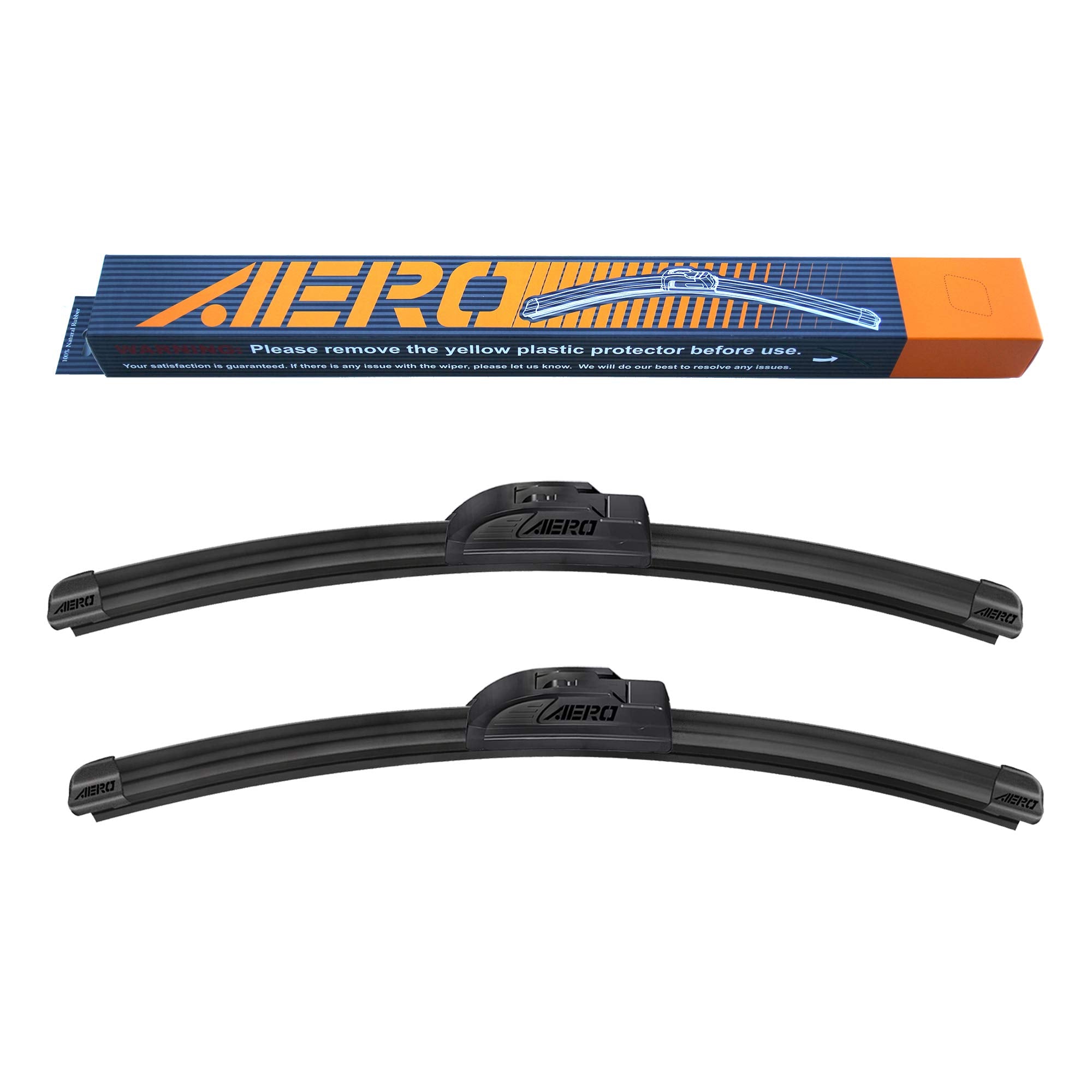 Aero 26' + 19' Premium All-Season Beam Windshield Wiper Blades (Pack Of 2)