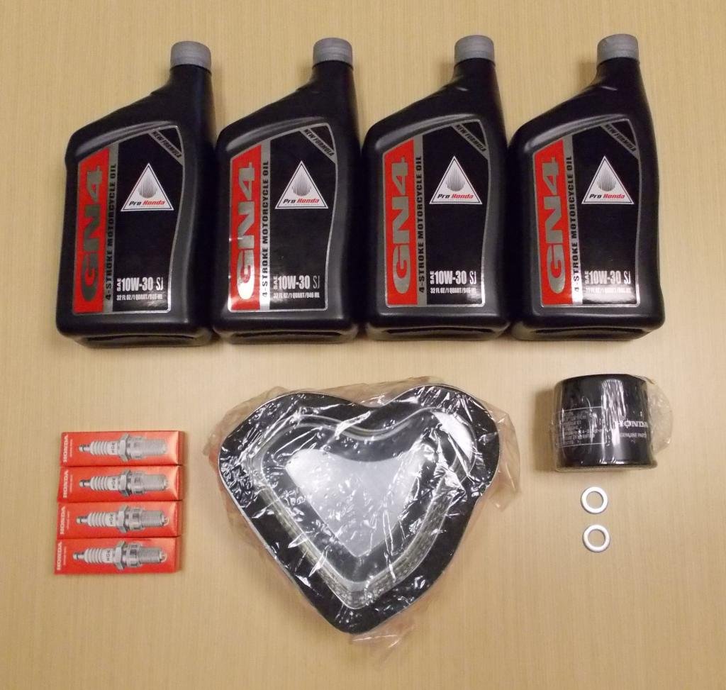 New 2004-2009 Honda Vtx 1300 Vtx1300 Oe Complete Oil Service Tune-Up Kit