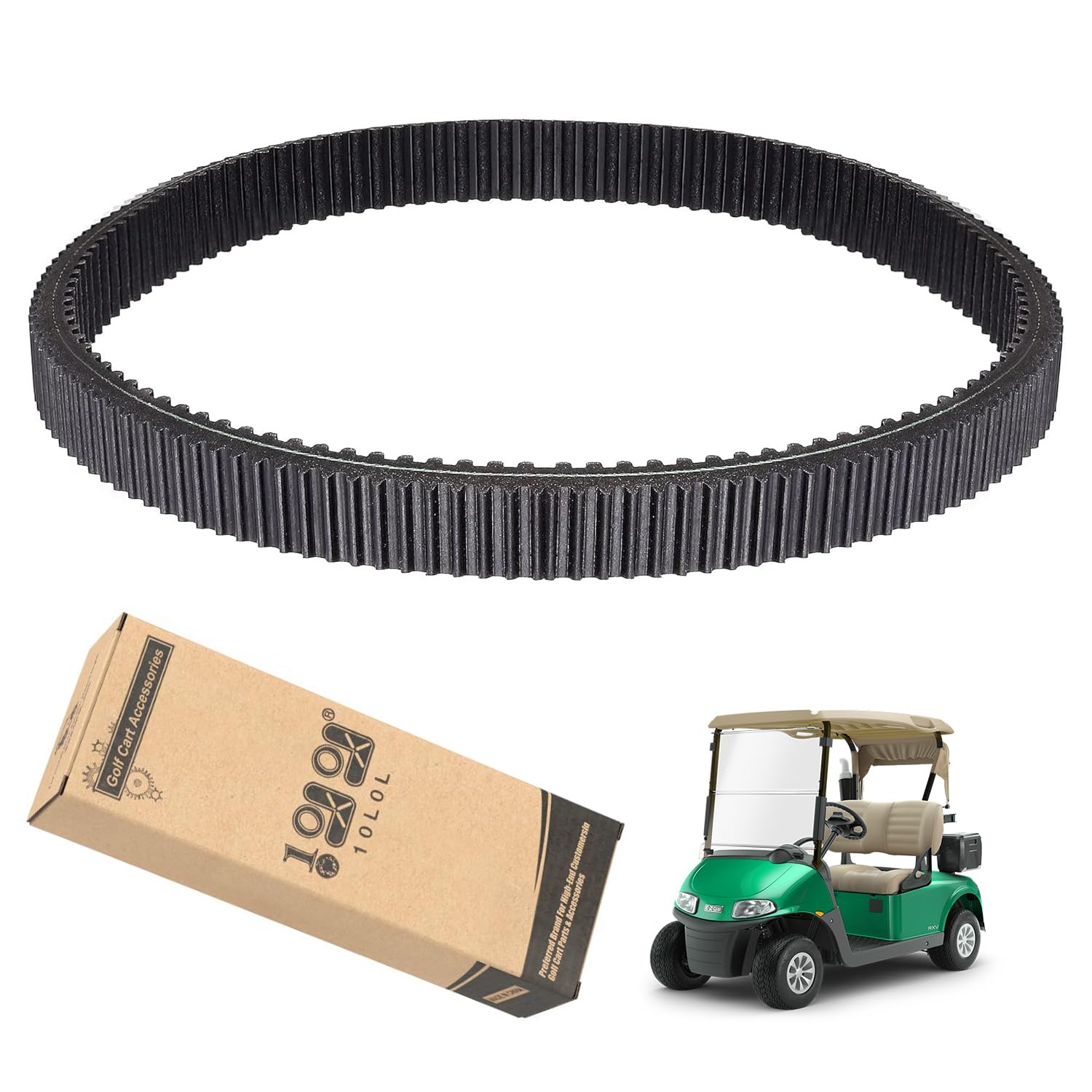 10L0L Team Drive Belt For Ezgo Rxv 2011-Up Gas Golf Cart With 13Hp Kawasaki Engine, Replace Oem 618630