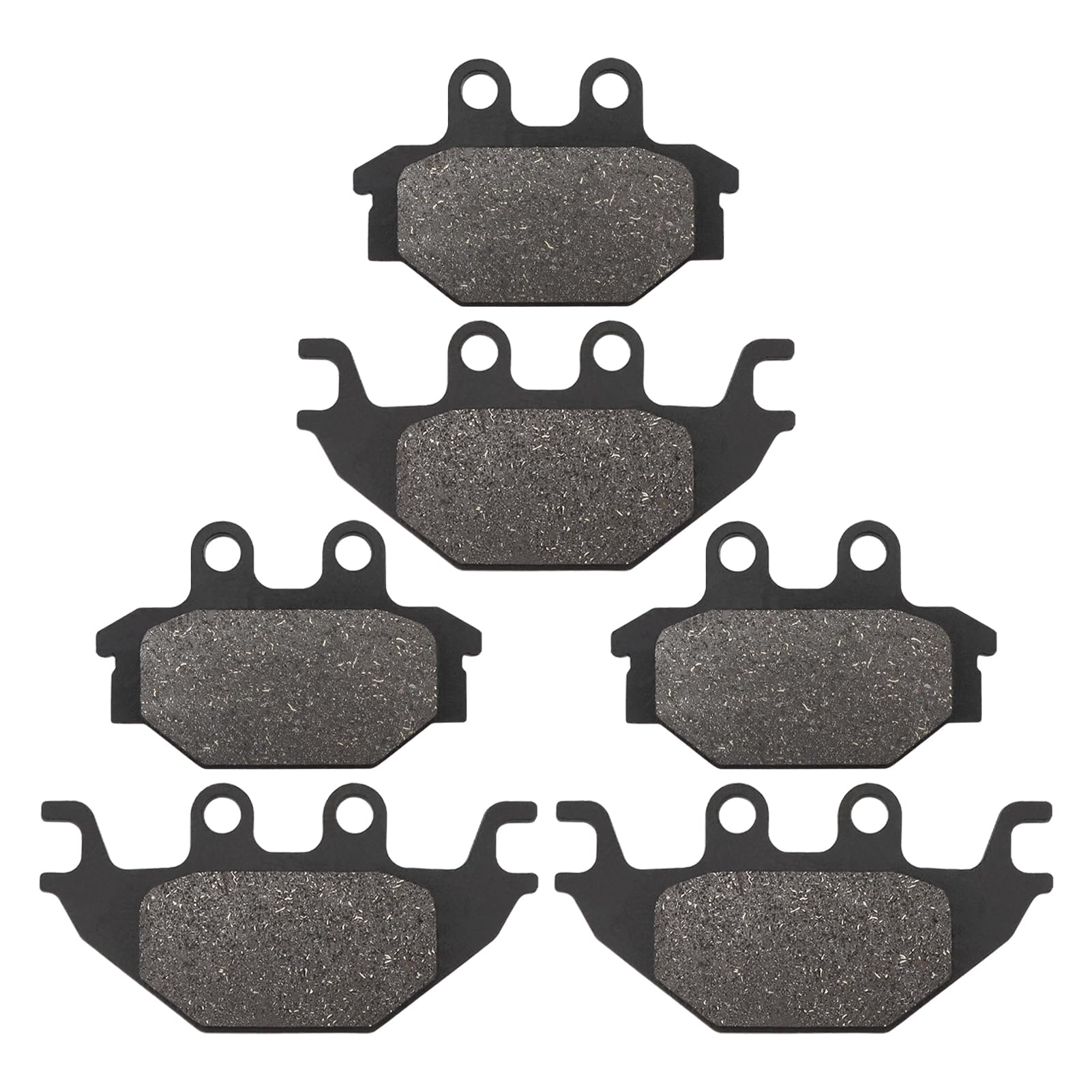 Zicoo Brake Pads For Can Am Ds250 Ds 250 For Kawasaki Brute Force 300 Kvf300 Mxu 250 270 300 500 Uxv 450I 500 700 4X4 Quadlander 300 For Arctic Cat 250 300 Atv Utility, Front And Rear
