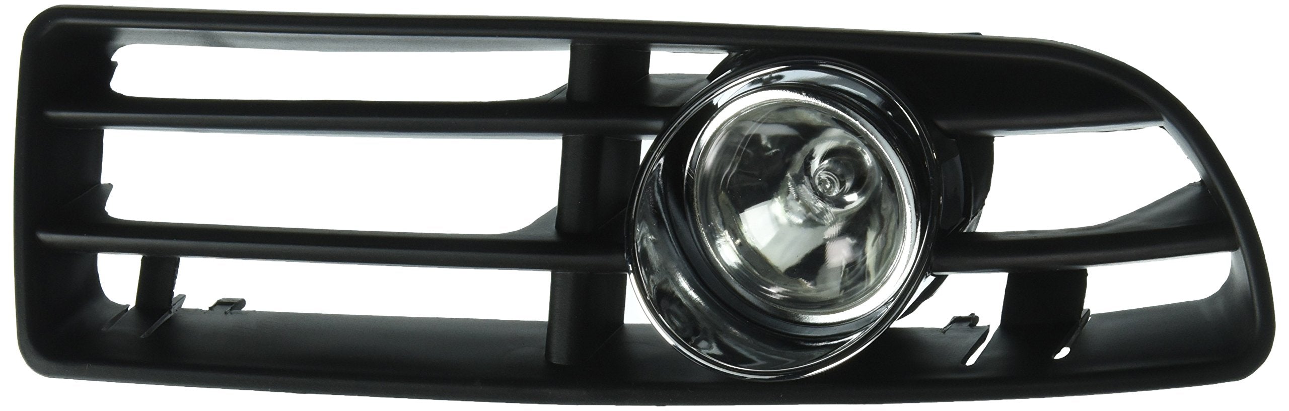 Spec-D Tuning Clear Bumper Driving Fog Lights + Bulbs + Switch Compatible With 1999-2005 Volkswagen Jetta Bora Mk4 L+R Pair Assembly