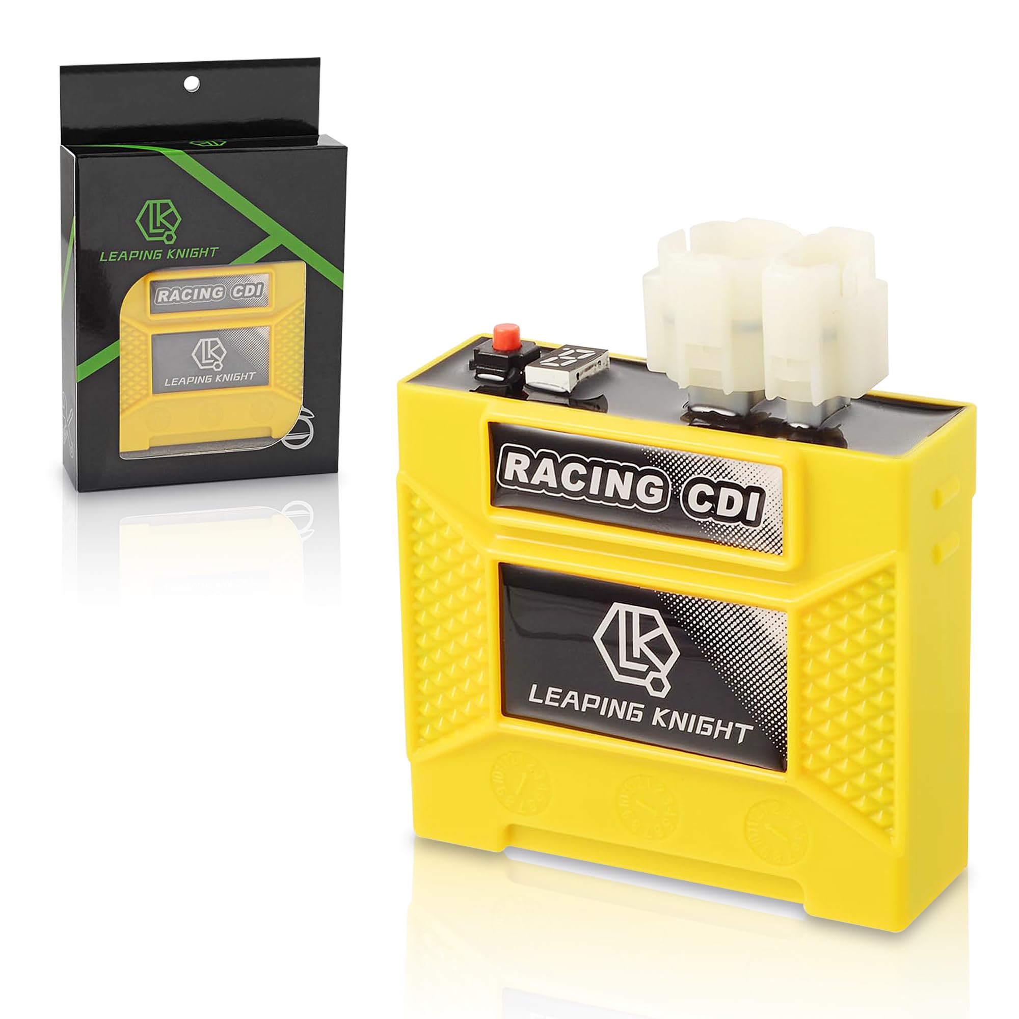 Gy6 6 Pin Dc Cdi Box High Performance Racing Part Digital Adjustable 9 Ignition Curves For Gy6 50Cc 150Cc 250Cc Scooter Moped Atv Bike Motorcycle Parts