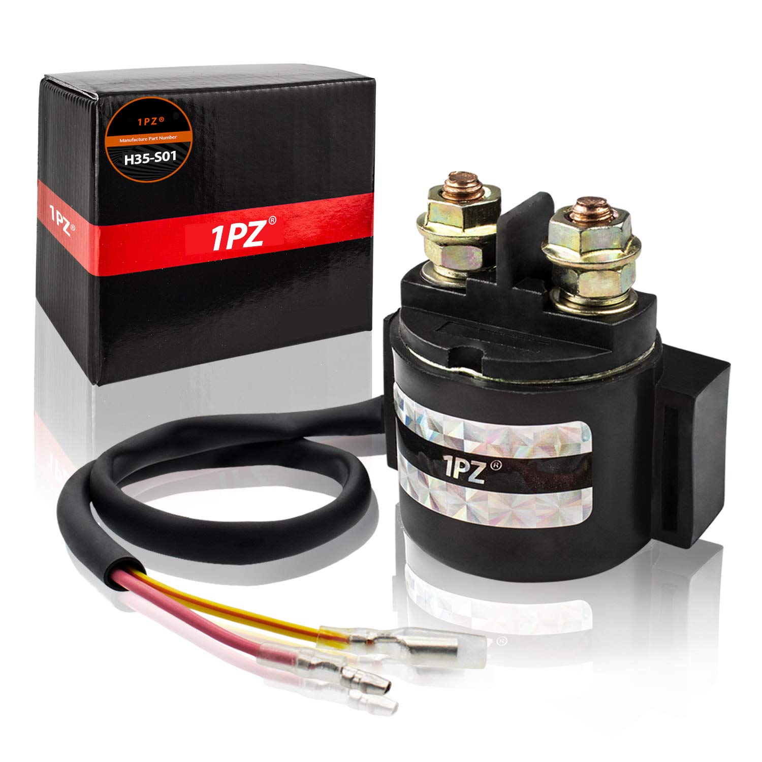 1Pz H35-S01 Premium Starter Solenoid Relay Replacement For Honda Trx250 Trx 250Te 250Tm Fourtrax Recon Atv 1997-2020