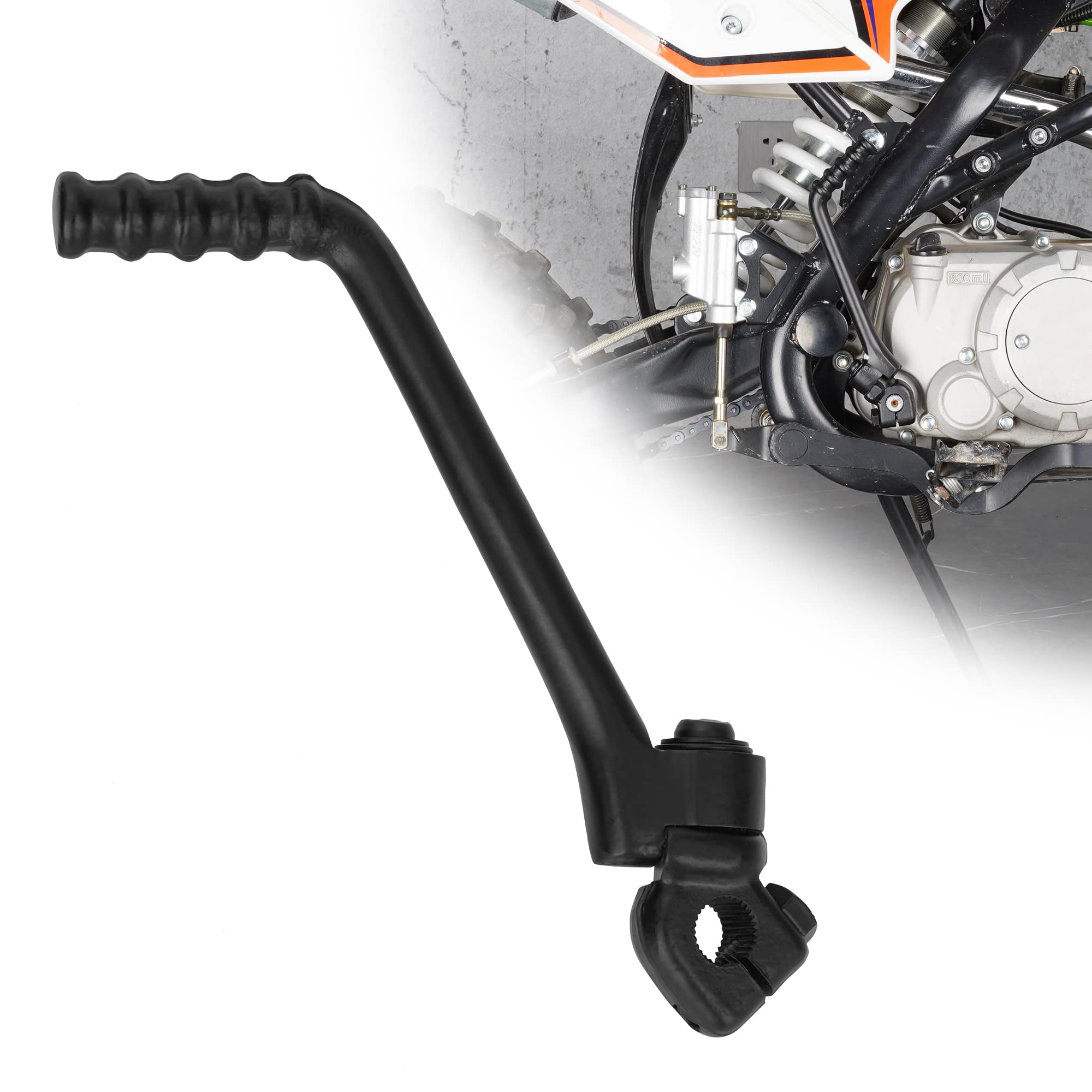 Weiyingsi 13Mm Kick Starter Pedal Lever For 50Cc 70Cc 90Cc 110Cc 125Cc Engine Pit Dirt Bike Motorcycle Lifan Yx Ssr Xr50 Crf50 Thumpstar Atomik Parts - Black