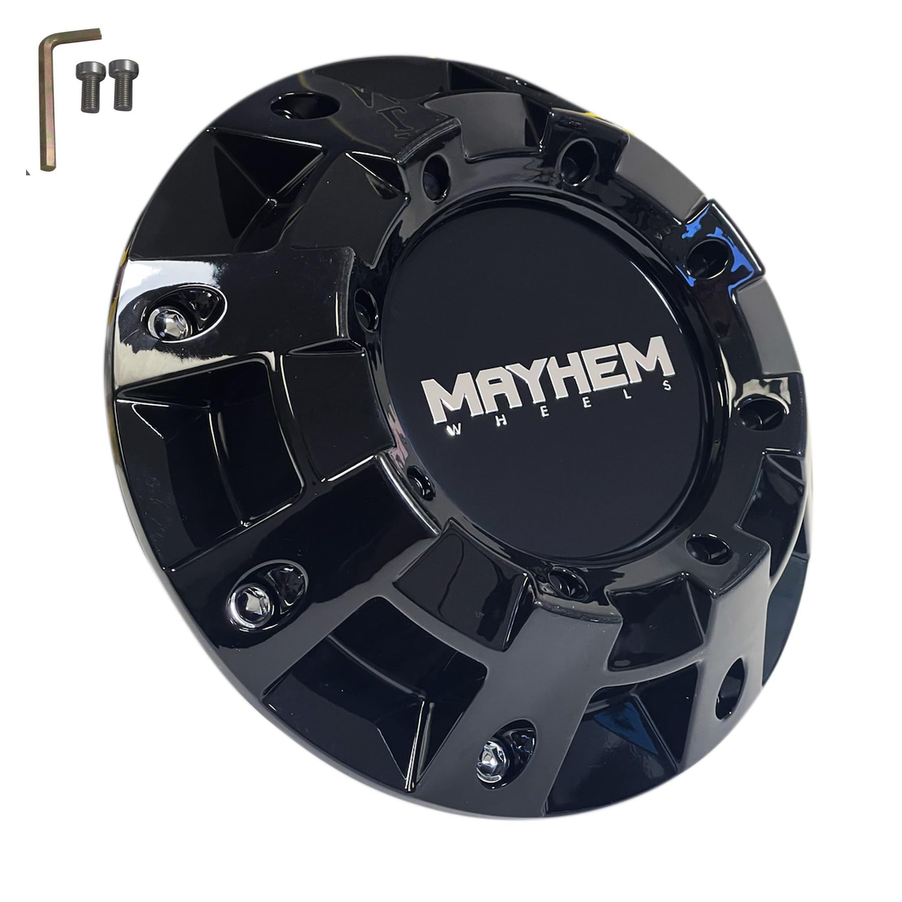 Mayhem Wheels C108100B 81492090F-1 Gloss Black Center Cap