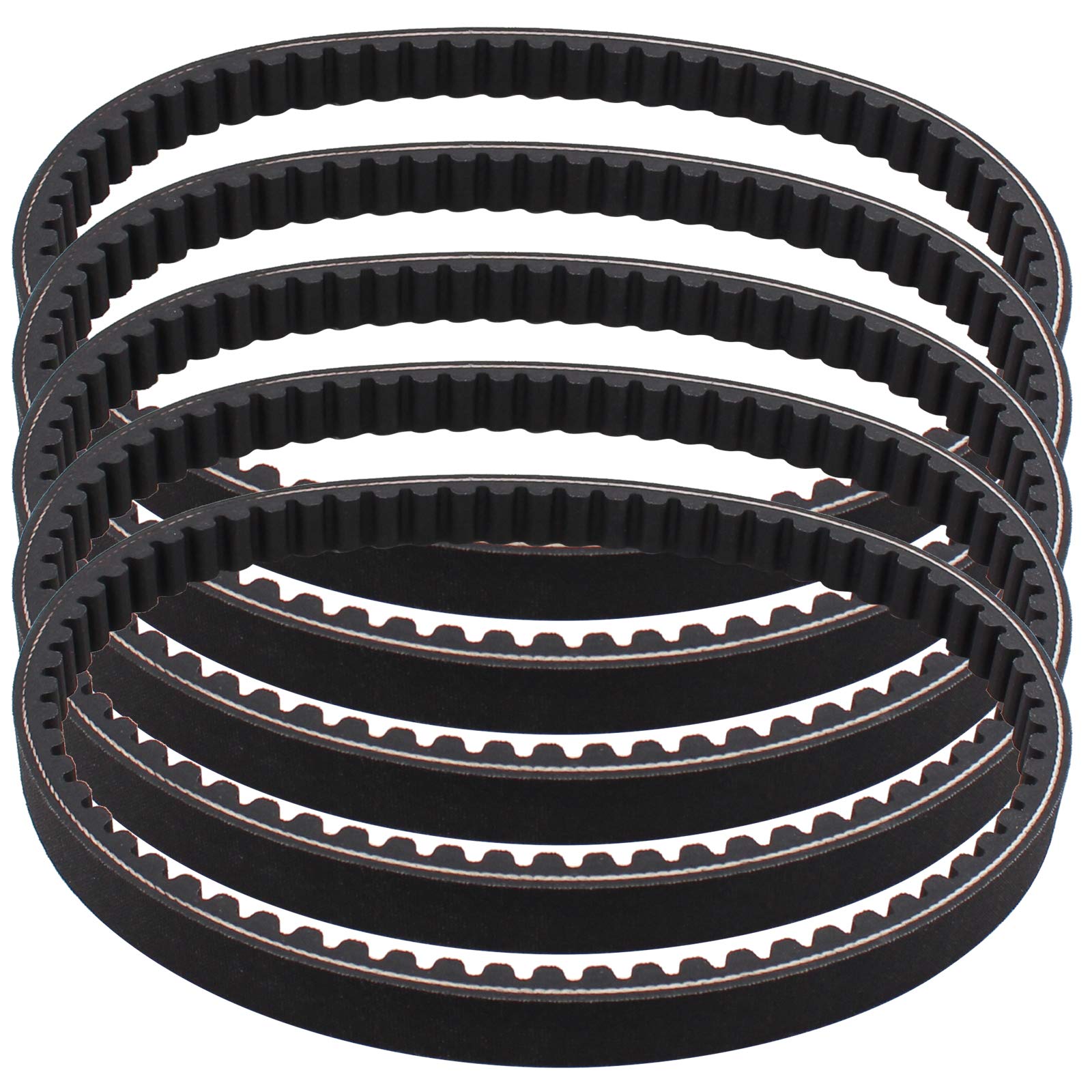 Applianpar Pack Of 5 Asymmetrical Torque Converter Drive Belt 203589 For Go Kart Mini Bike 30 Series