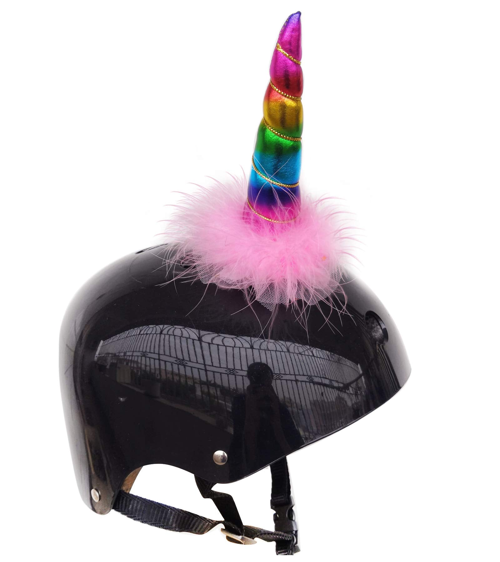 3T-Sister Helmet Horns Women Girls Cute Horns Mohawk For Motorcycle Bicycle Ski Helmets (Helmet Not Included)