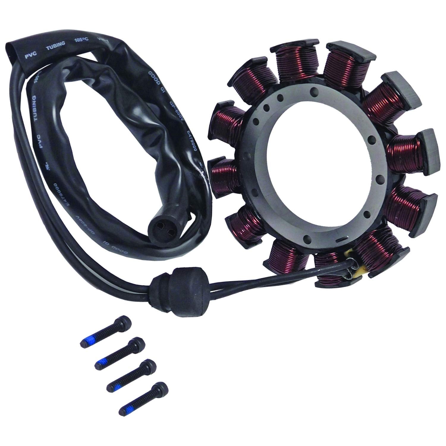 Oeg Parts New Stator Compatible With Harley Davidson Motorcycle 17 Amp Sportster Deluxe Low Roadster Custom 1200 Xl1200C Xlh1200C Xl1200L Xlh1200S 883 Xl883C Xlh883C Xl883L Xl883R Xlh883R 29967-89