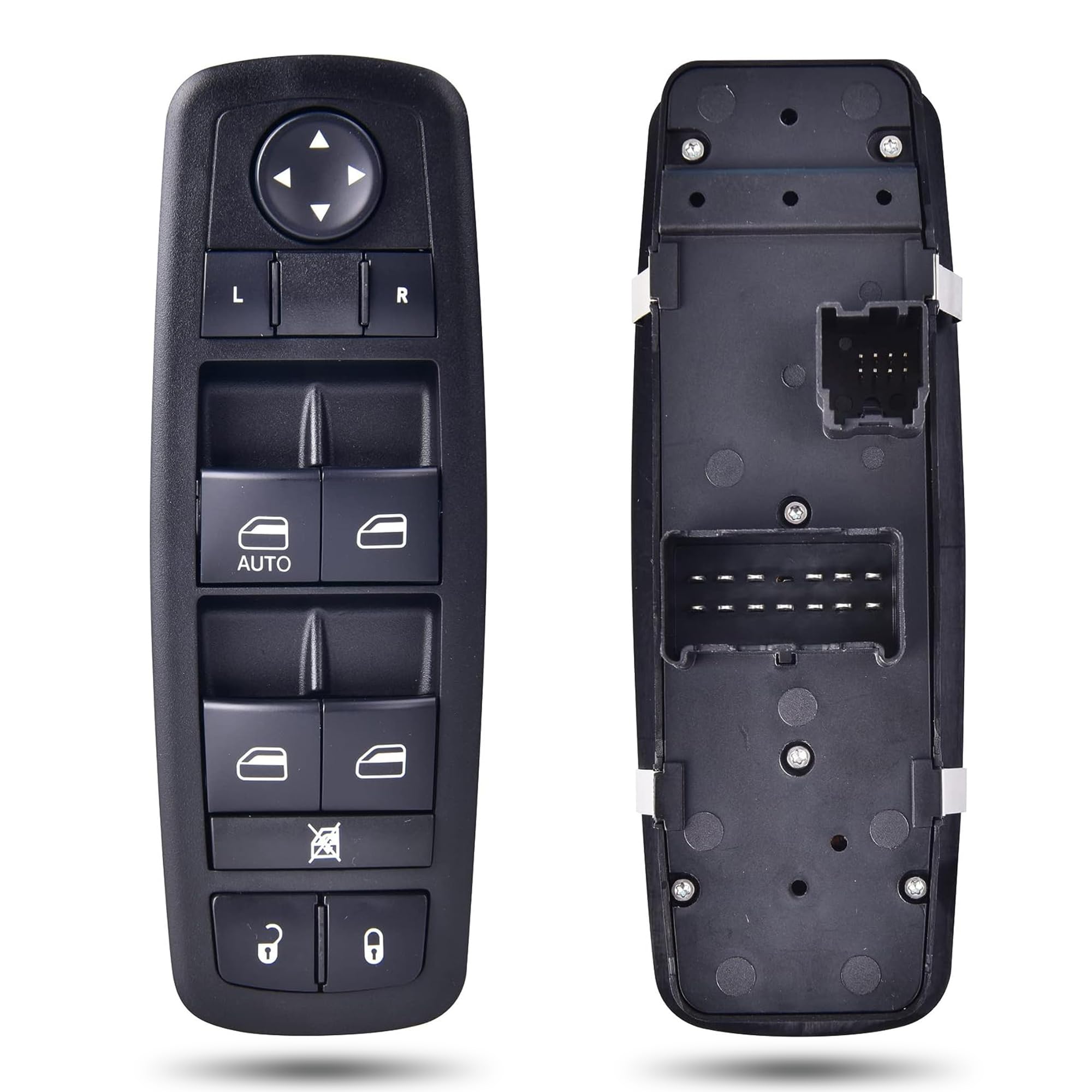 Driver Side Master Power Window Switch 8+13 Pins Compatible With 2008-2012 Jeep Liberty 2007-2011 Dodge Nitro 2009-2010 Dodge Journey Replaces 4602632Ah 4602632Af 4602632Ab 4602632Ag