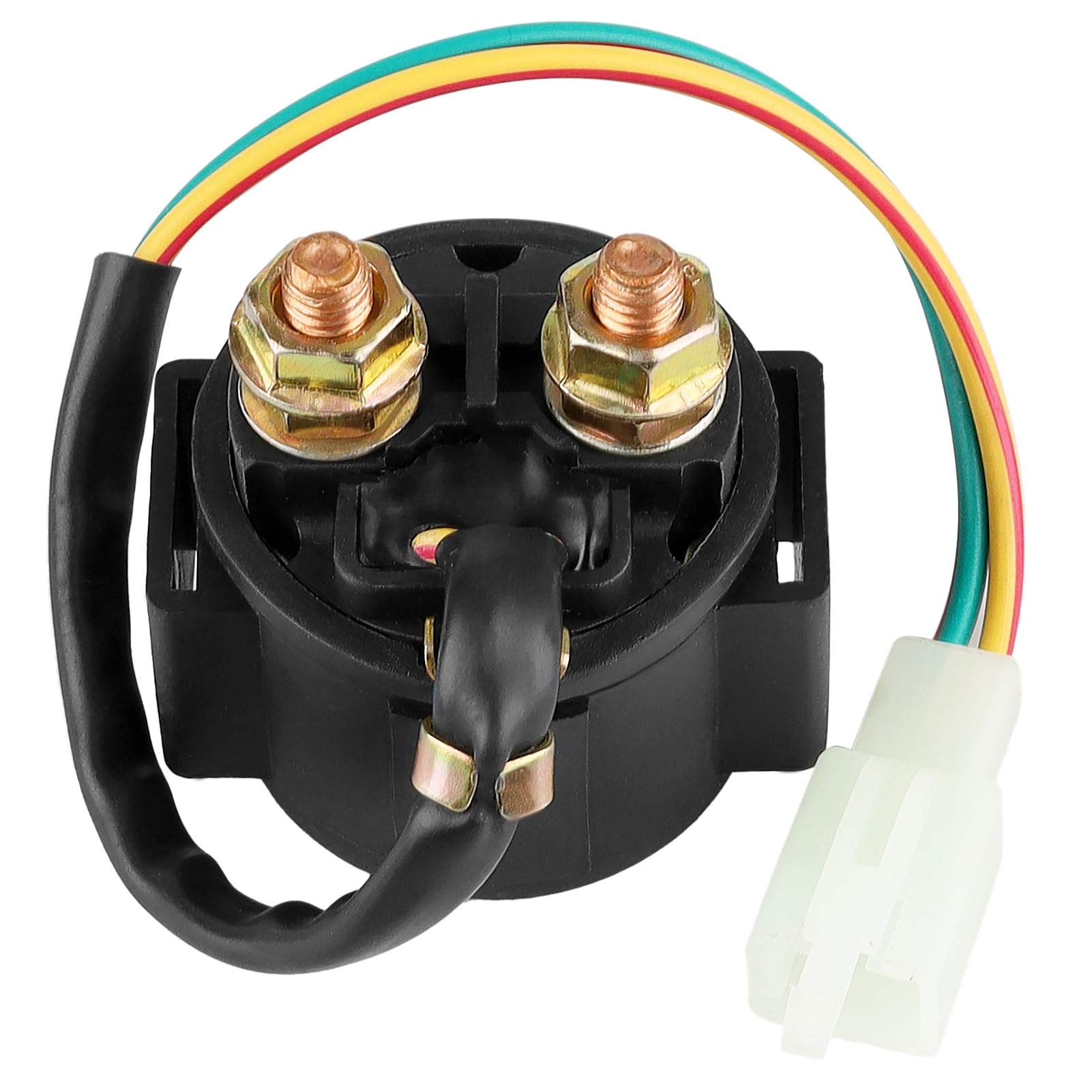 Sollon Starter Solenoid Relay For 4-Stroke Gy6 Engine 50Cc 150Cc 200Cc 250Cc Atv Dirt Bikes Scooters Go Kart Dne Buggys Quad 4 Wheelers Pit Bike Moped Roketa Ssr Taotao Sunl Coolster