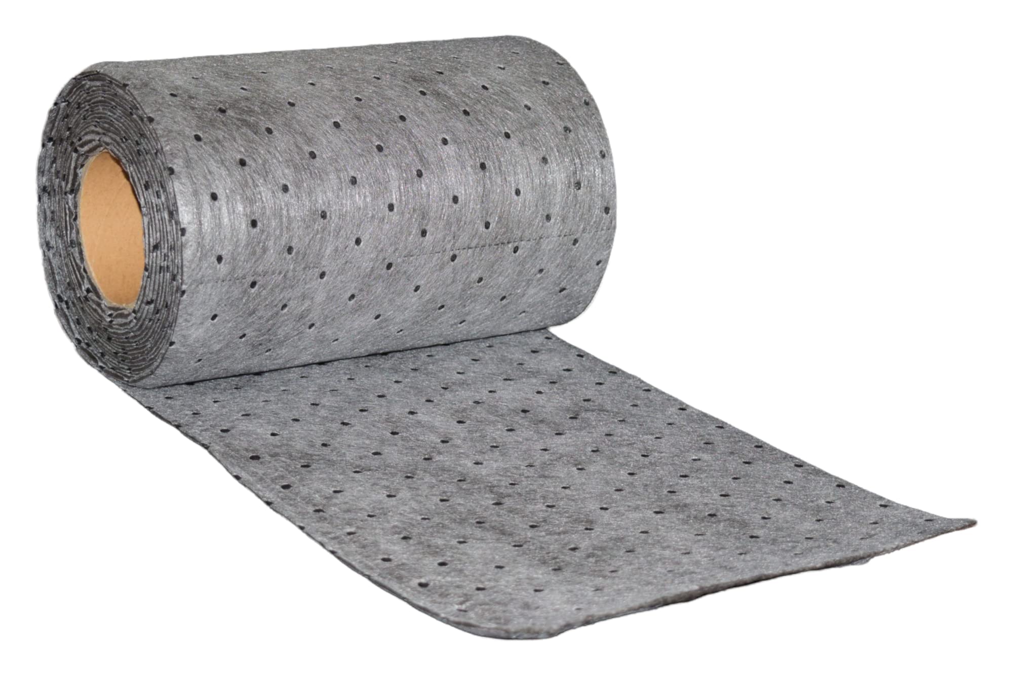 Atlas Connect Oil Absorbing Pads Roll | 10' X 10' | 3Mm Thickness | 30 Medium Duty Oil Absorbent Pads Gray |