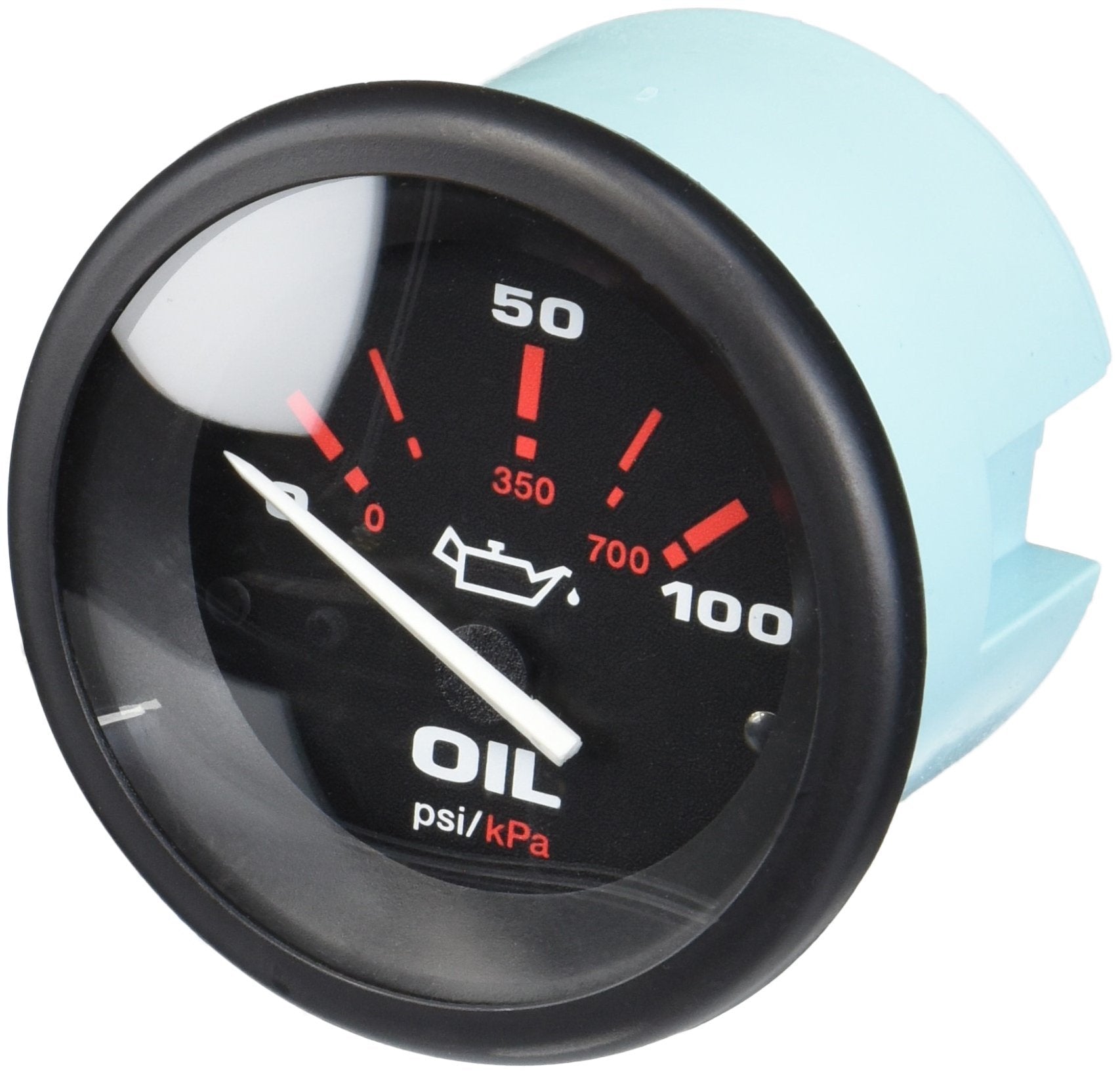 Sierra International 57929P Amega Domed Scratch Resistant Electric Oil Pressure Gauge, 2'