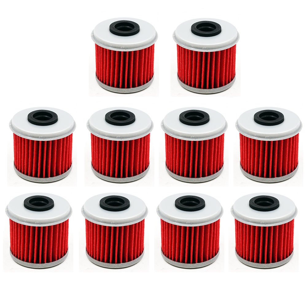 10 X Oil Filter Fits Replacement For Honda Trx450R Trx450Er Crf250X Crf450X Crf250R Crf150F Crf150R Crf450R Crf150Rb