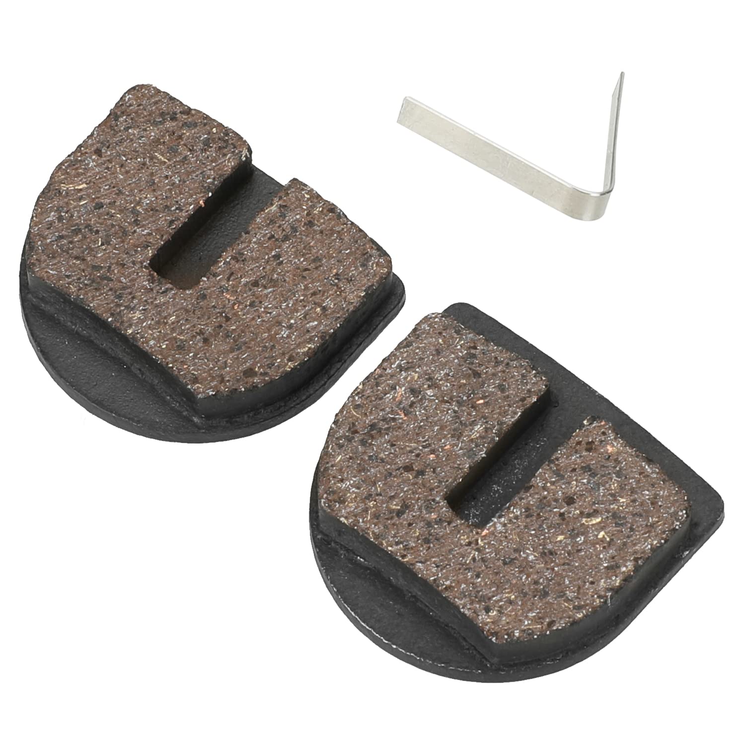Grehua Rounded Disc Brake Pads Front & Rear Compatible With Razor Mx500 Mx650 Sx500 Dirt Rocket Mcgrath Rsf650 Street Bike Quad 500 Atv 4 Wheeler Motovox E500S Electric Scooter Pocket Mod Parts 2 Pack