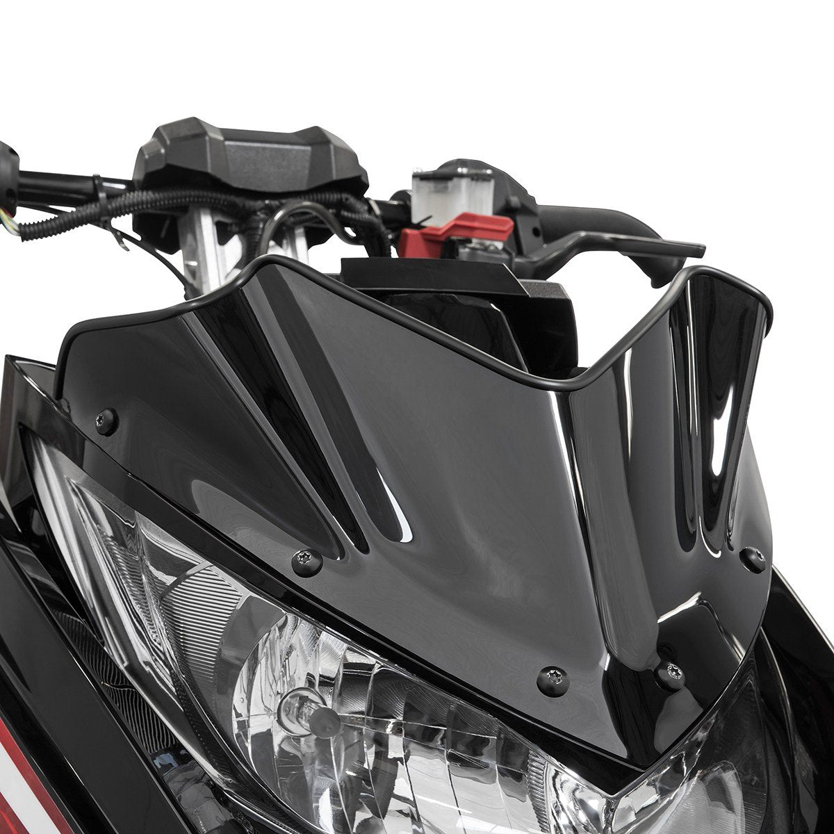 Yamaha Sr Viper Extreme Low Snowmobile Windshield Black 7.7'