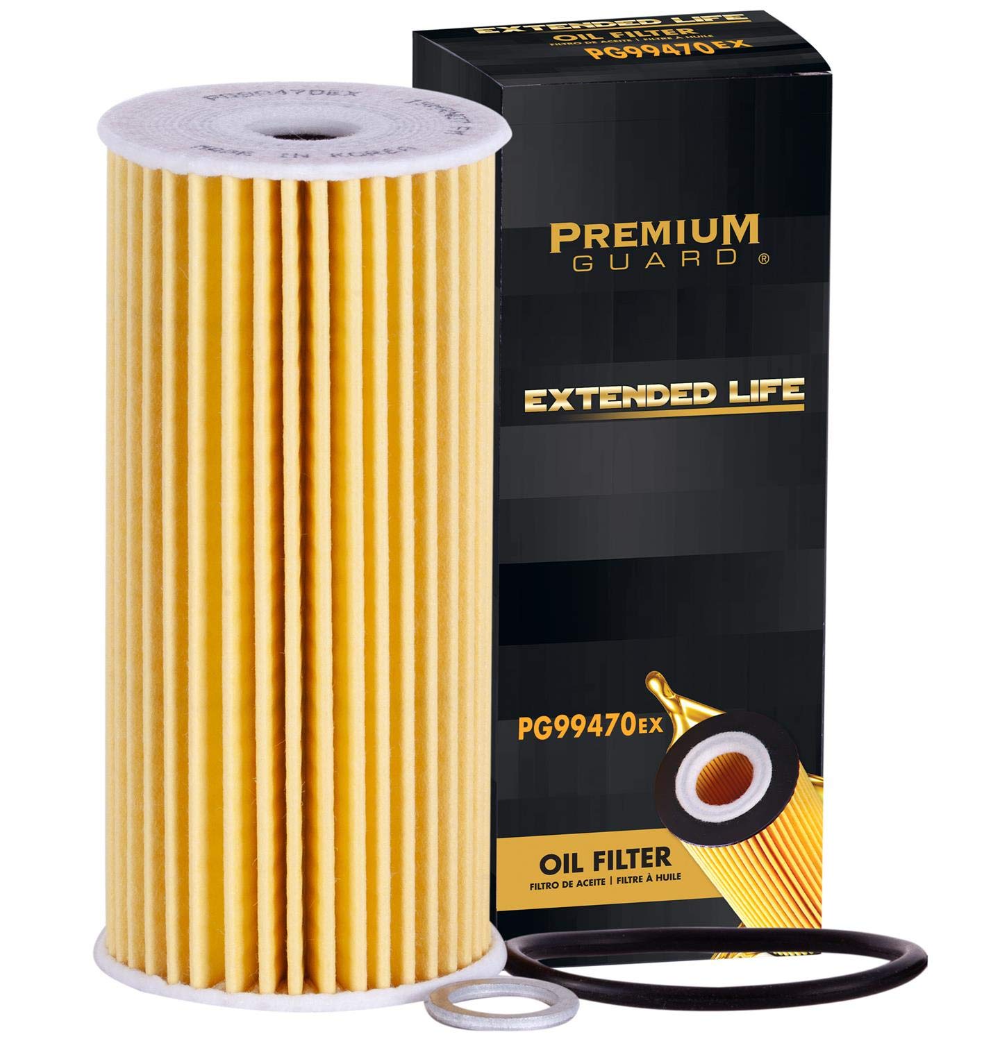 Pg99470Ex Extended Life Oil Filter Up To 10,000 Miles | Fits 2023-18 Kia Stinger, 2020-19 K900, 2023-19 Genesis G70, G80, G90