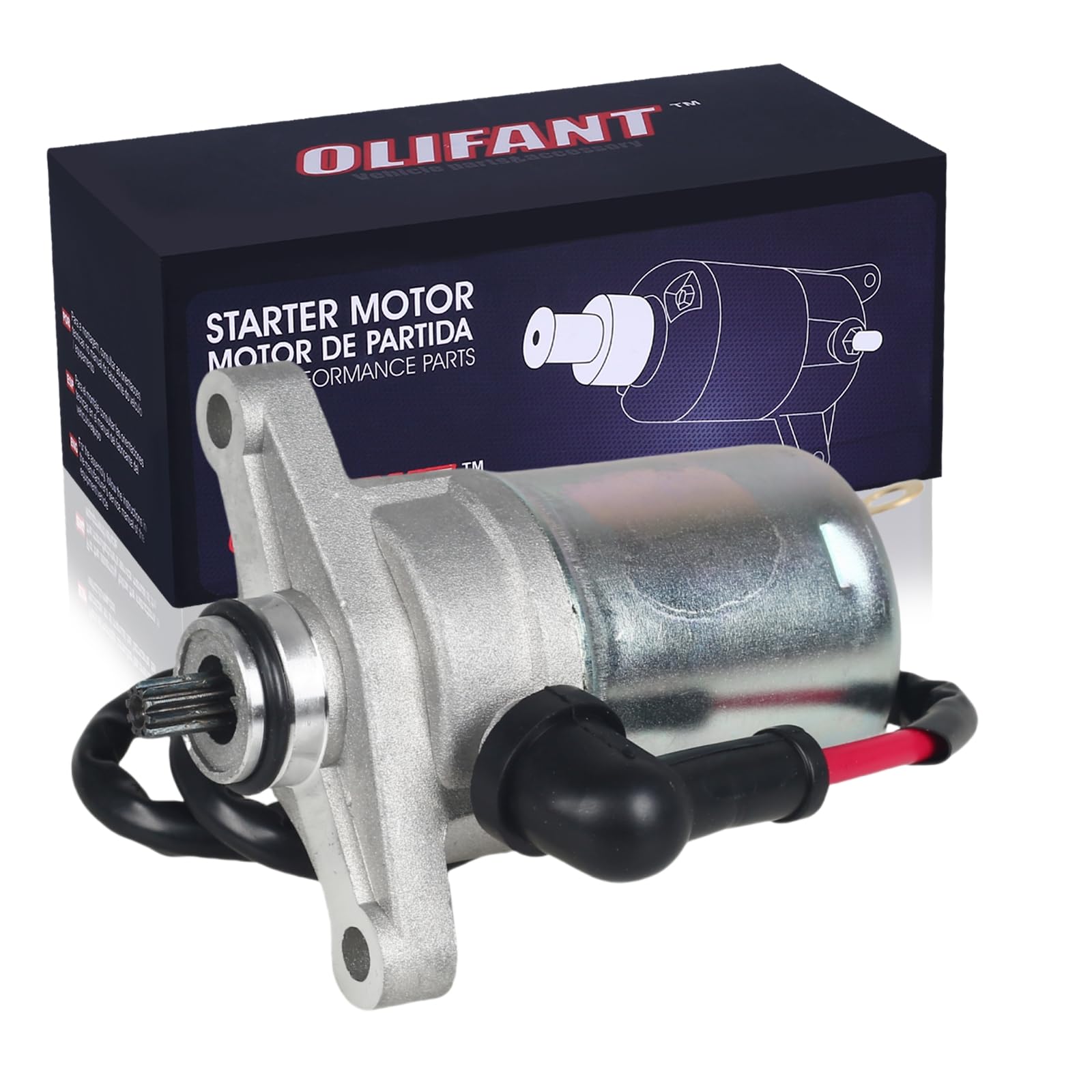 Starter For Gy6 49Cc 50Cc Scooter Moped 139Qmb/Qma Chinese 4 Stroke Scooter Baotian Taotao Sunl Roketa Tank Baja Bms