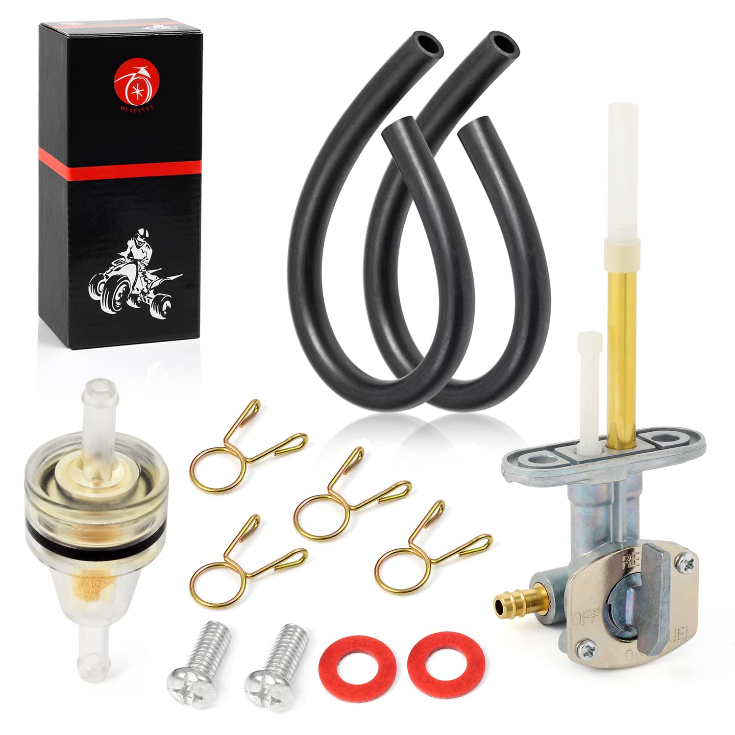 Fuel Valve Petcock Kit For Yamaha Ttr90 Tt-R90 Ttr 90 E 2000-2007 5Hn-24500-01-00
