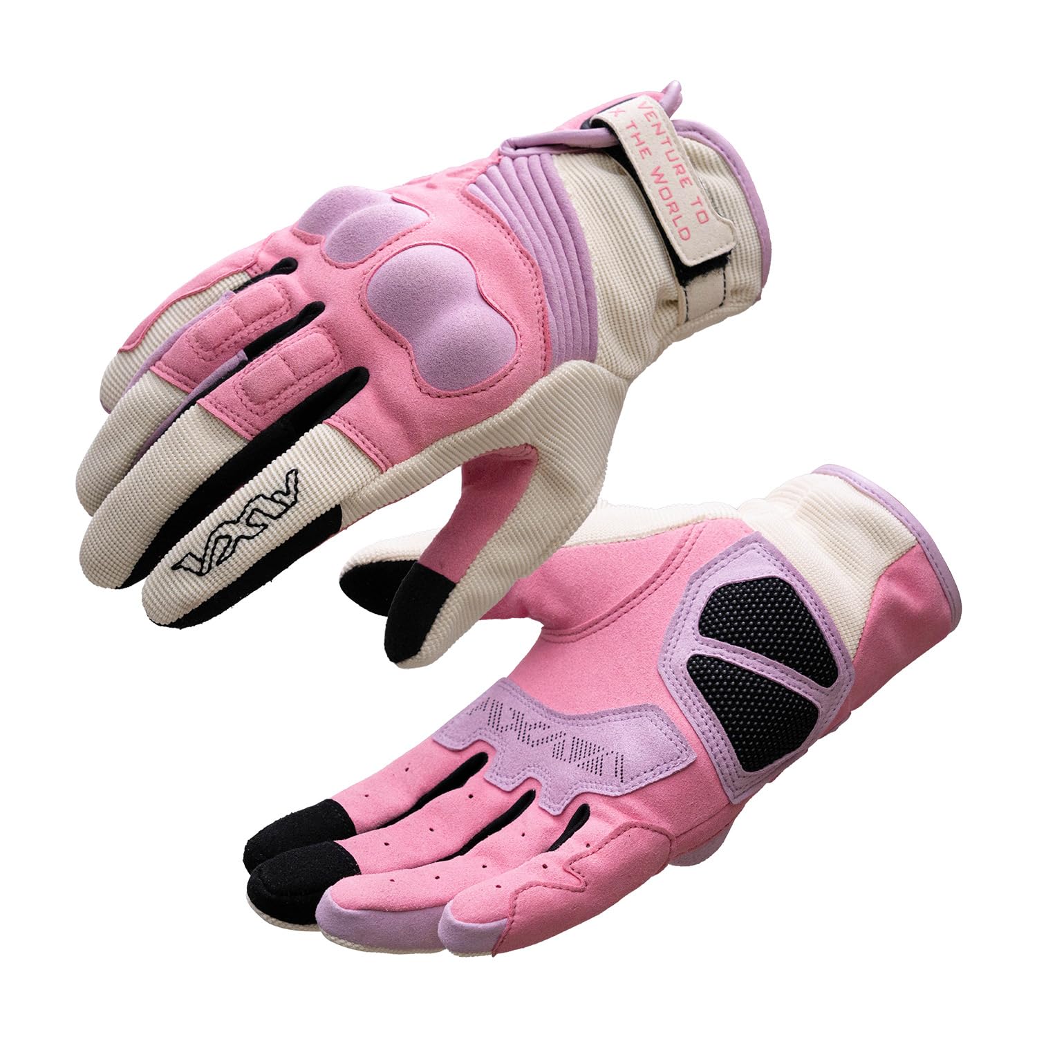 Vxw Motorcycle Gloves For Women Touchscreen Full Finger Motorbike Gloves Riding Off-Road Dirt Bike Gloves Road Racing Motocross Sports Gloves (Small)