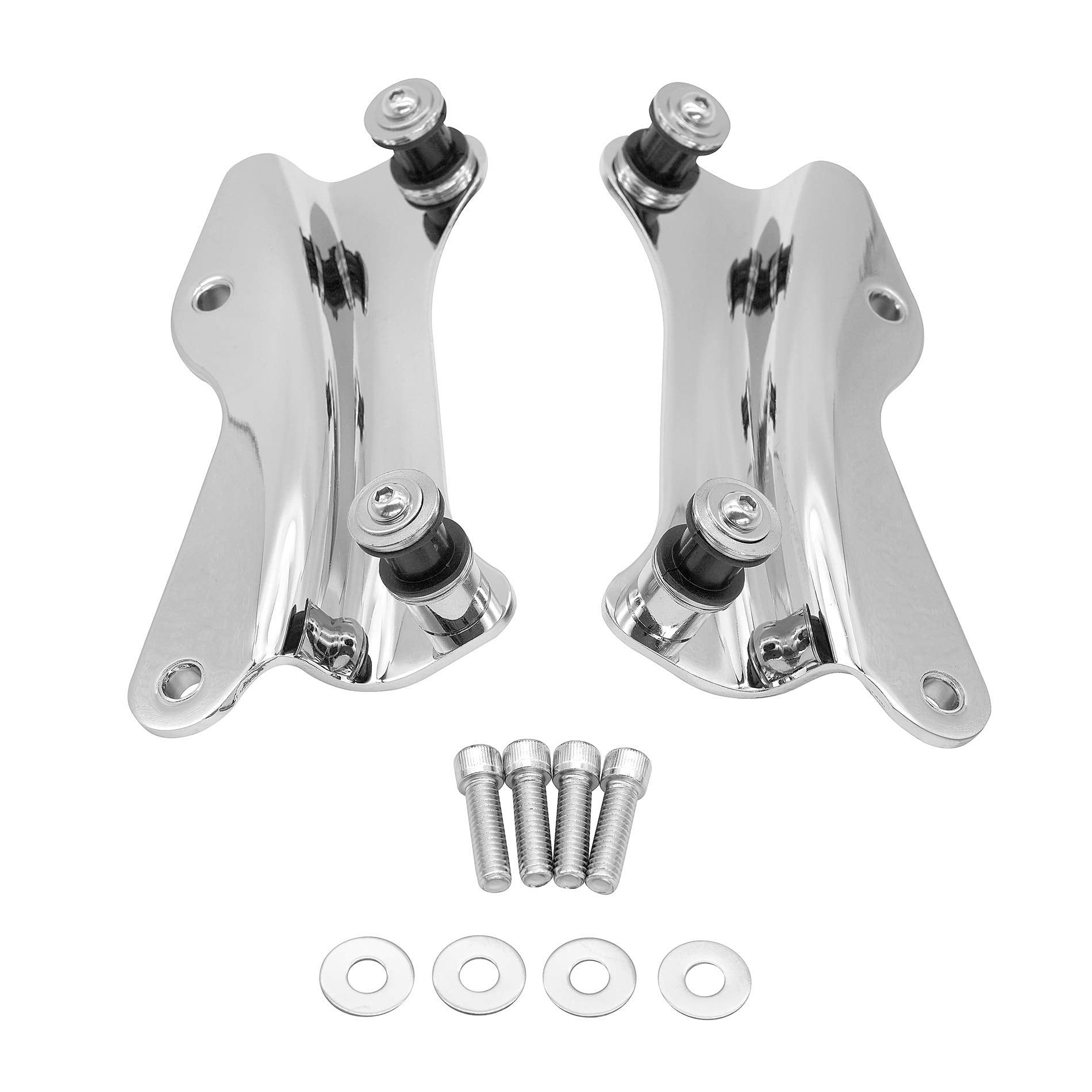 4 Point Docking Hardware Kit For Harley Touring Street Glide Electra Glide Road Glide 2014-2023 (Chrome)