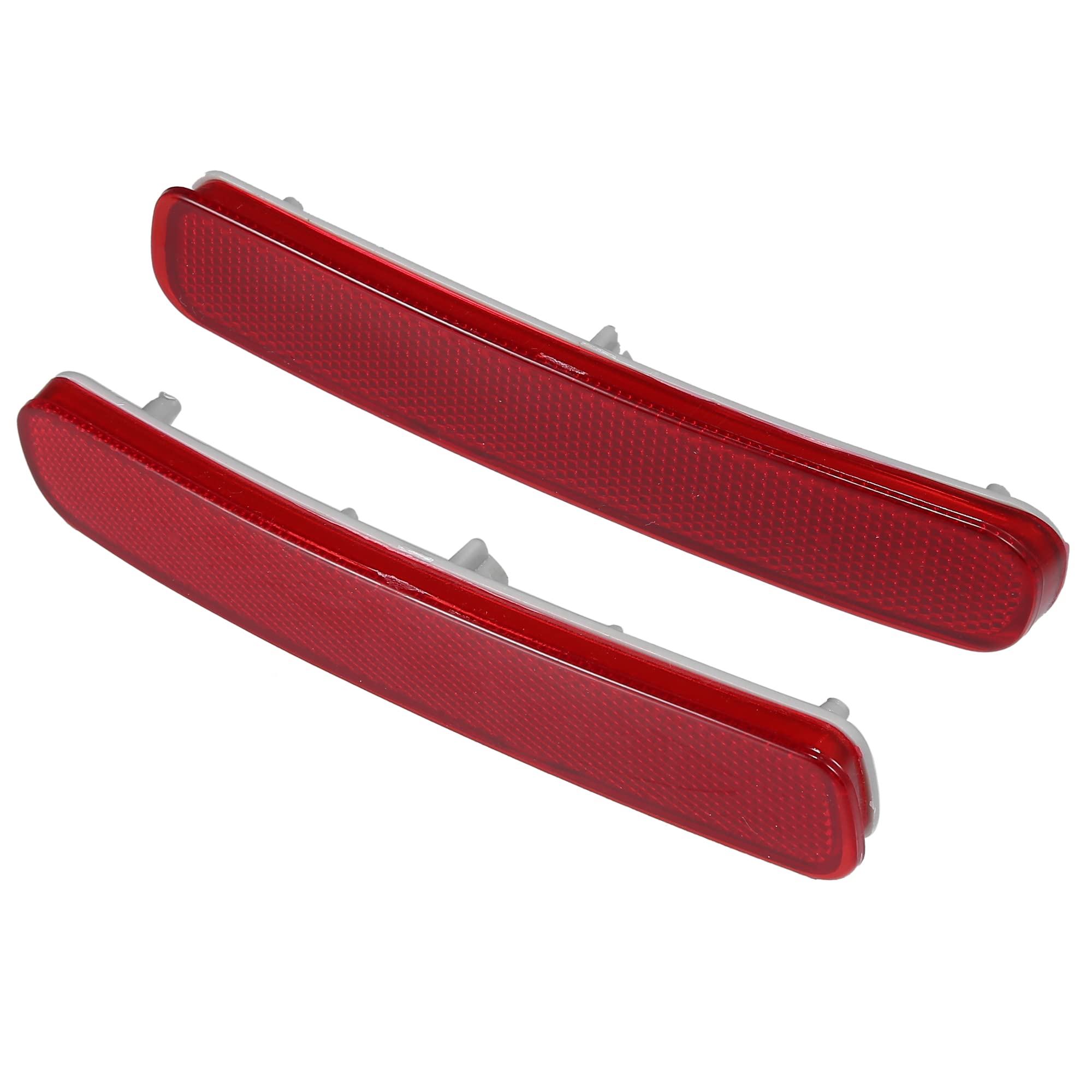 A Absopro Rear Bumper Reflector Light 81920-0E021 81910-0E041 For Toyota Highlander 2011-2013 Left Right Side Red 1 Pair