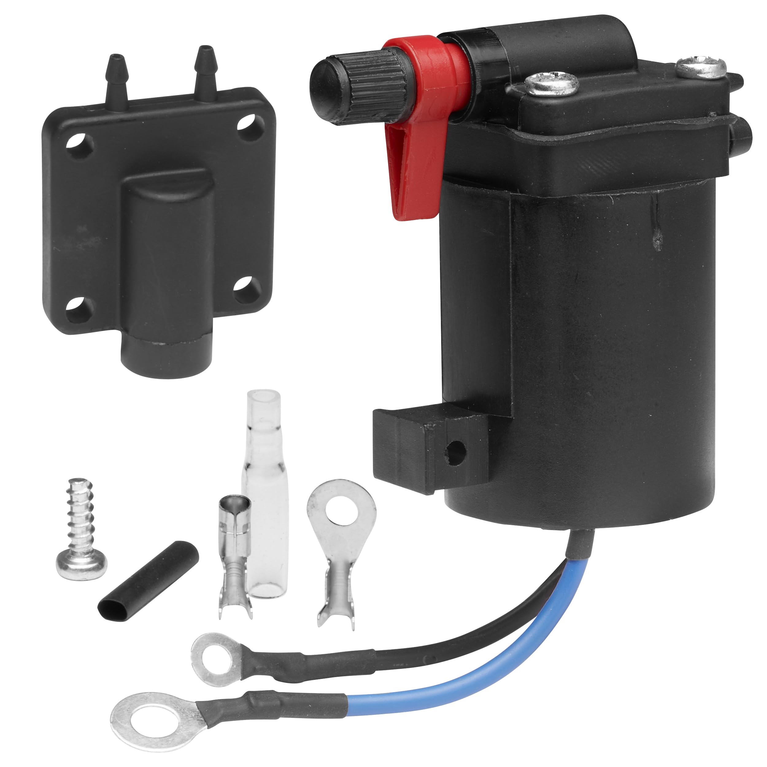 Fasworx Fuel Primer Choke Solenoid Valve Compatible With Omc Johnson Evinrude 9.9-300 Hp 1980-2005 Outboard 5007356 5828665 397909