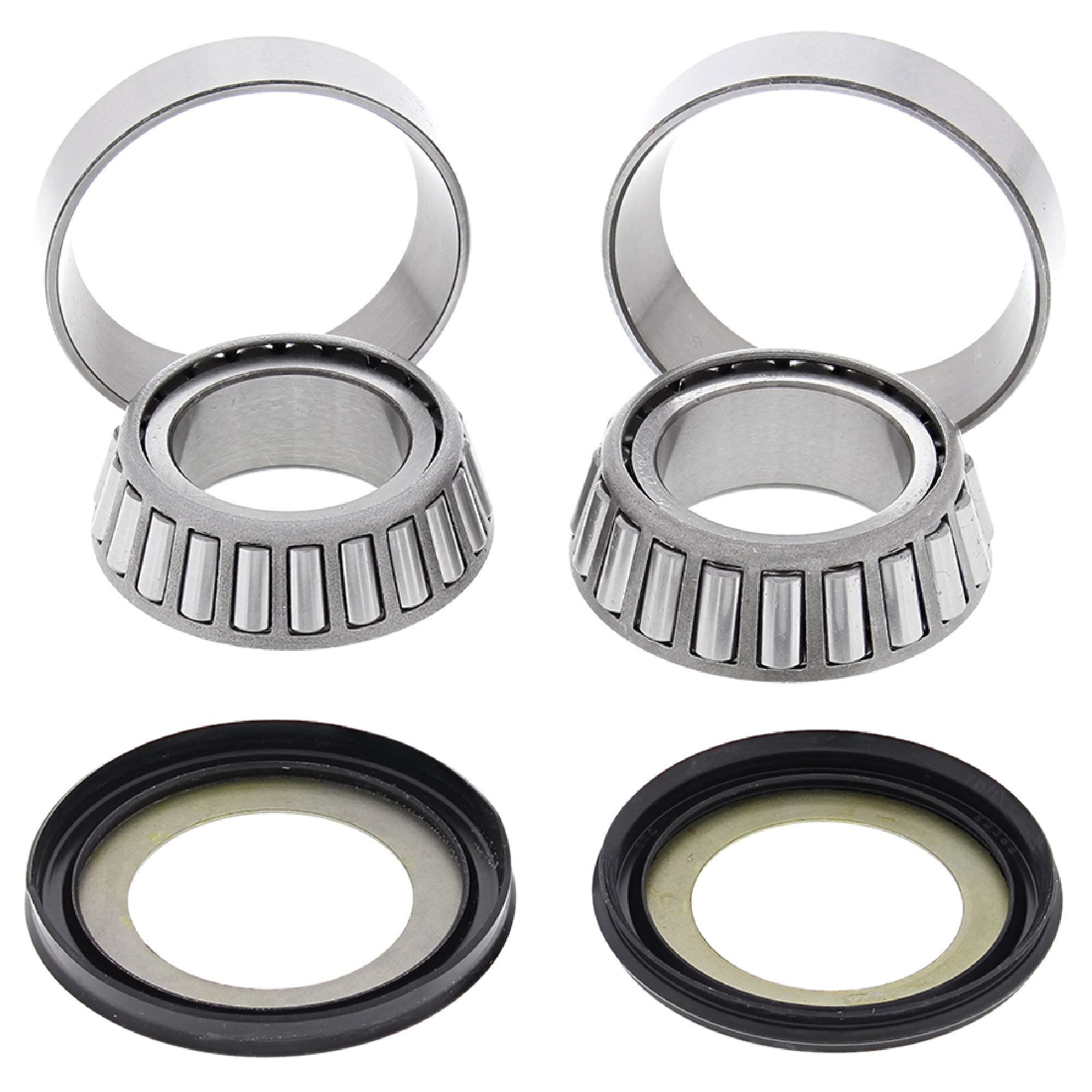 All Balls Racing 22-1023 Steering Stem Bearing Seal Kit Compatible With/Replacement For Kawasaki Suzuki Yamaha