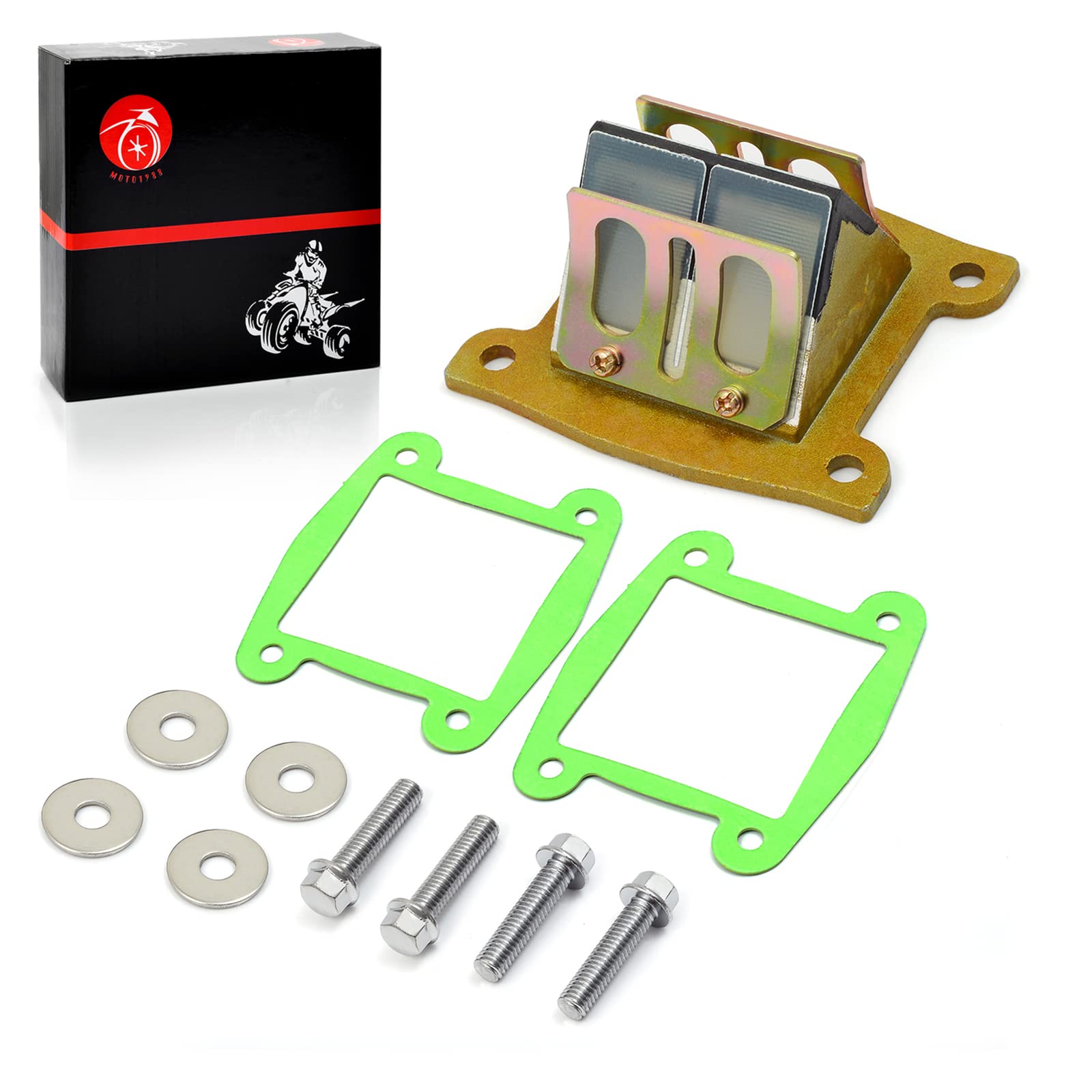 Moto1988 Intake Reed Valve Assy For Yamaha Atv Blaster 200 1988-2006 Yz80 1987-1992