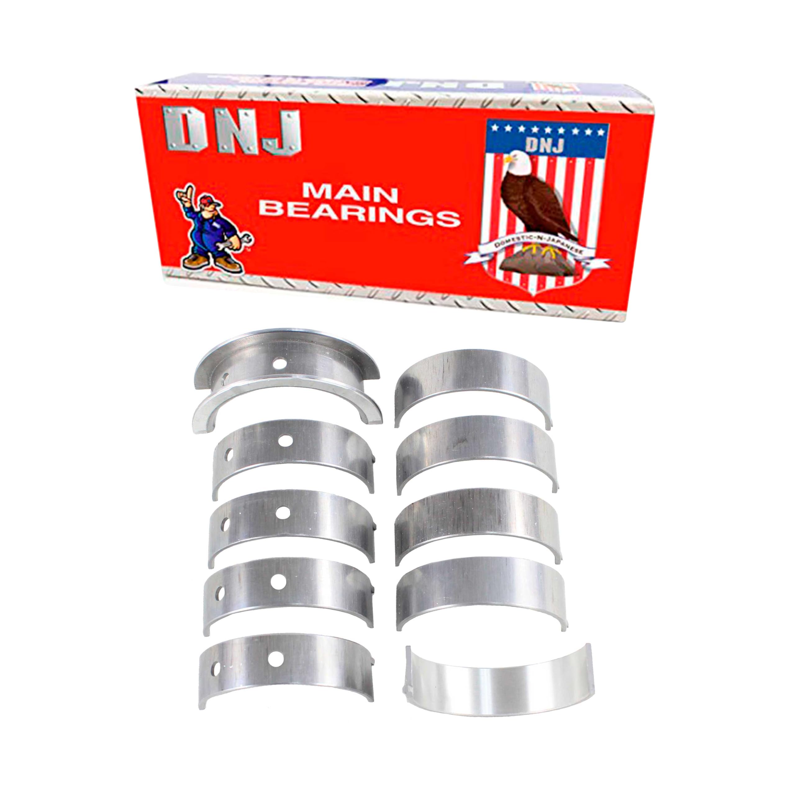 Dnj Mb4308 Main Bearings Set Standard For 2014-2022 Chevrolet, Gmc Sierra 1500, Sierra 1500 Limited, Silverado 1500 5.3L V8 16V Ohv 5328Cc
