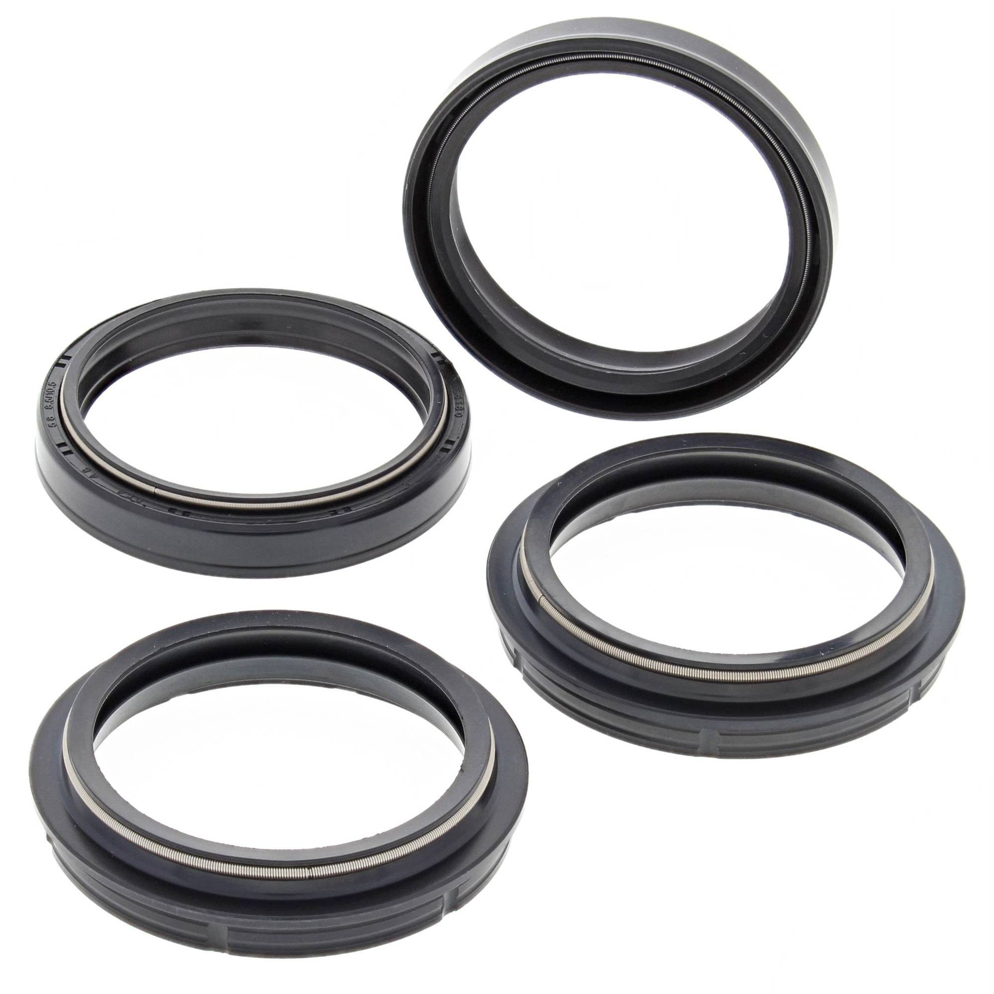All Balls Racing 56-147 Fork & Dust Seal Kit Compatible With/Replacement For Honda Husqvarna Kawasaki Suzuki Yamaha