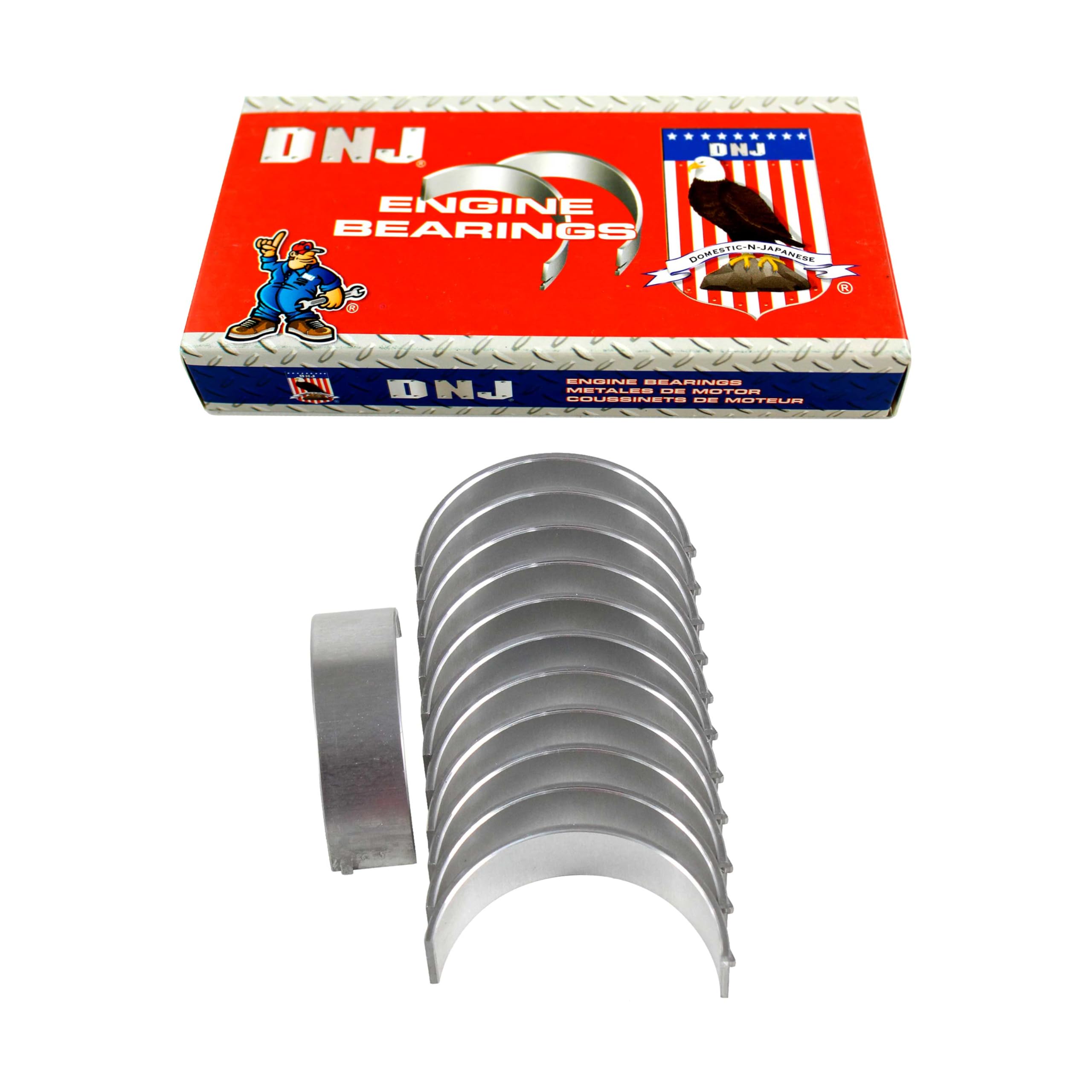 Dnj Rb4198.20 Oversize Rod Bearings For 2007-2015 / Ford, Lincoln, Mercury/Edge, Explorer, F-150, Flex, Fusion, Mks, Mkt, Mkx, Mkz, Mustang, Police Interceptor Sedan, Sable, Taurus