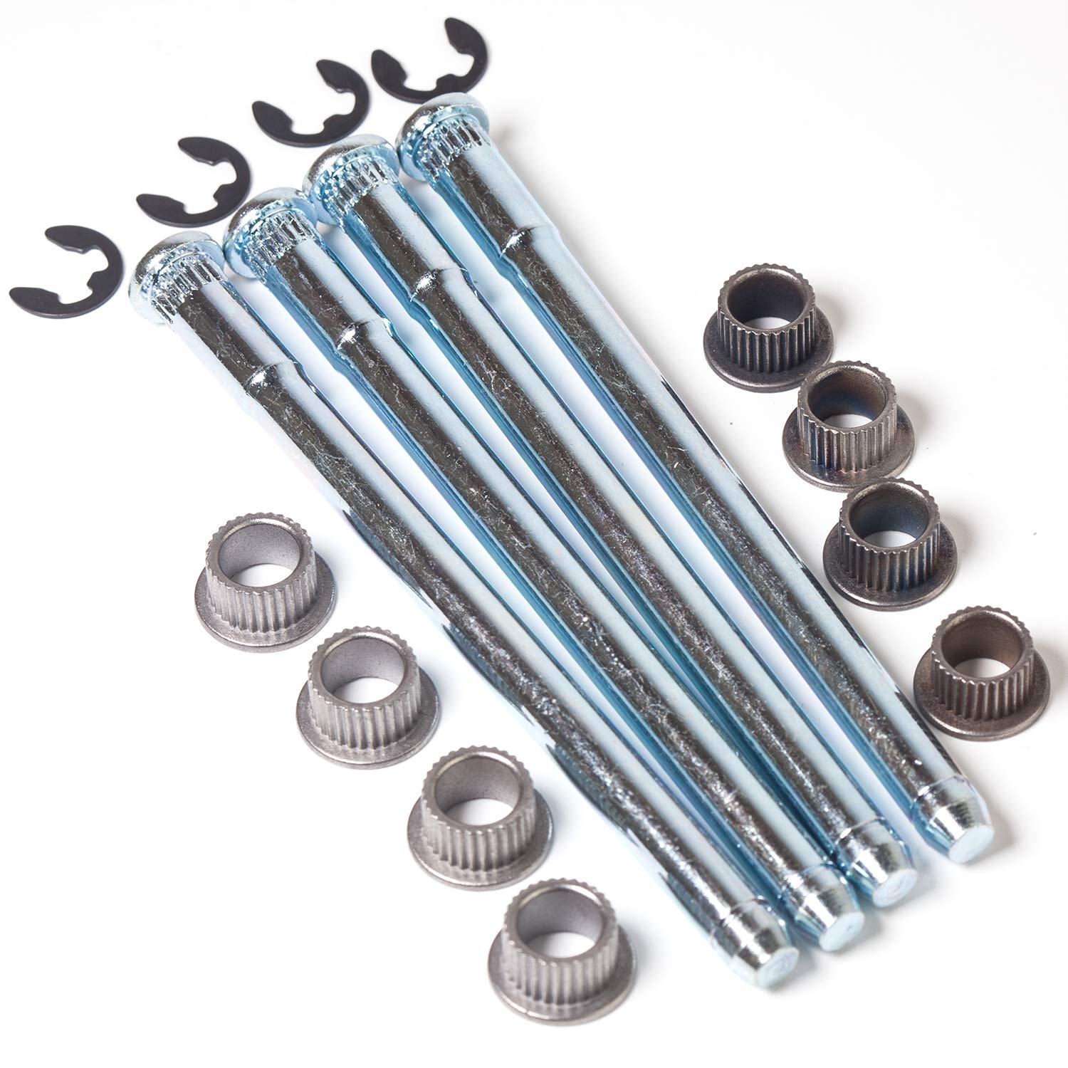 JSDAN 38416 Chevy Door Hinge Pin Bushing Repair Kit (16PCS) for C1500 2500 3500 Tahoe GMC Yukon 1988-2002