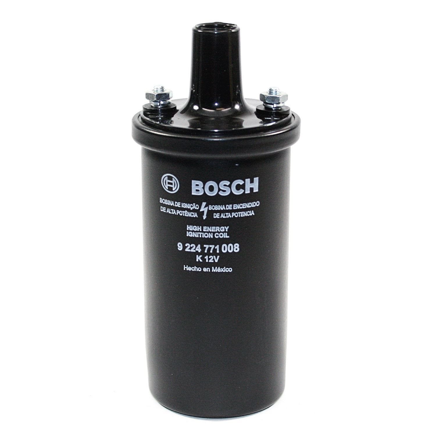 Bosch 00012 Black 12V Ignition Coil For Vw Beetle