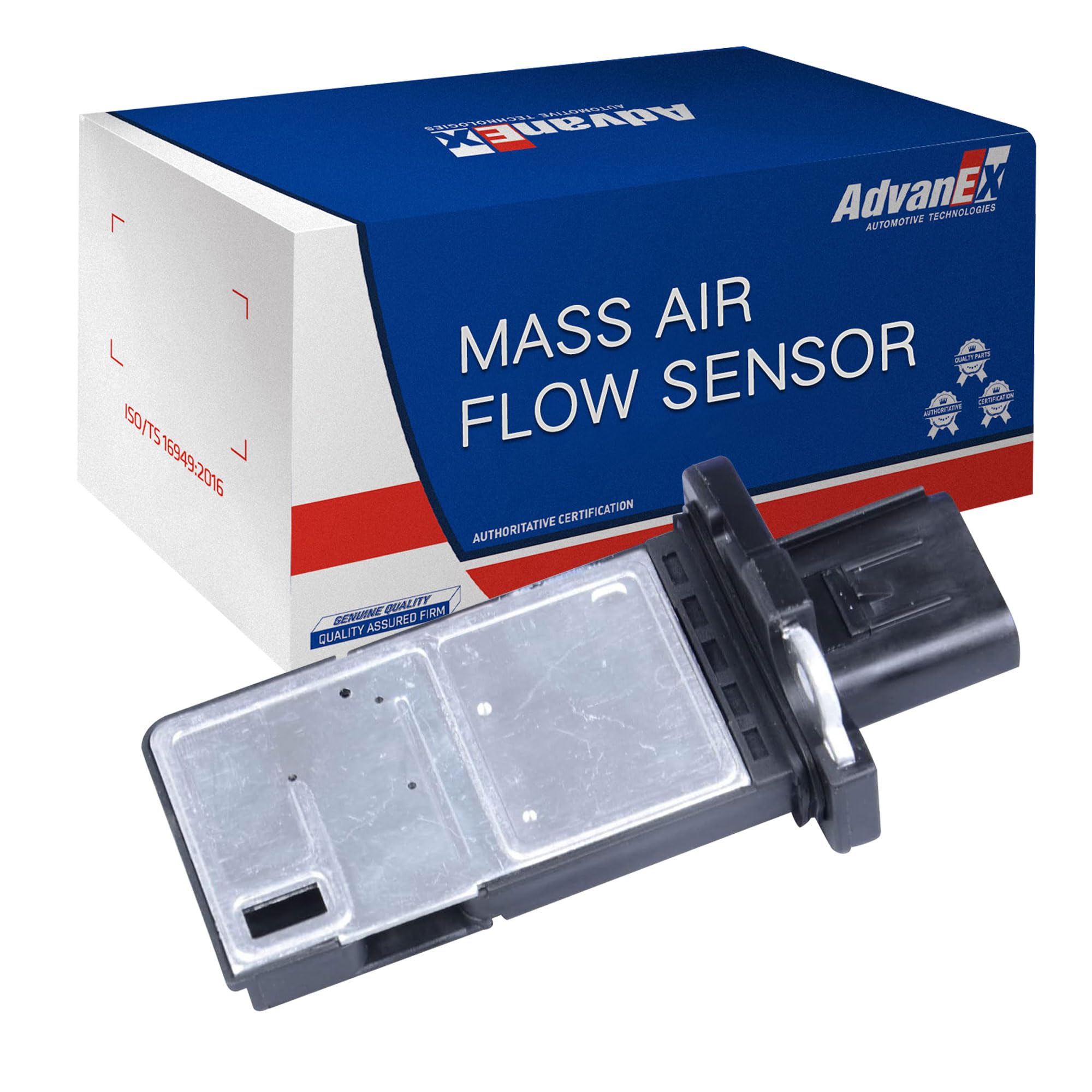 Advanex Mass Air Flow Sensor Oe Replacement Compatible With Ford Lincoln Mercury E150 Escape Explorer Mkt Mks Mkx B2300 B3000 Grand Marquis Milan Sable 3L3Z-12B579-Ba