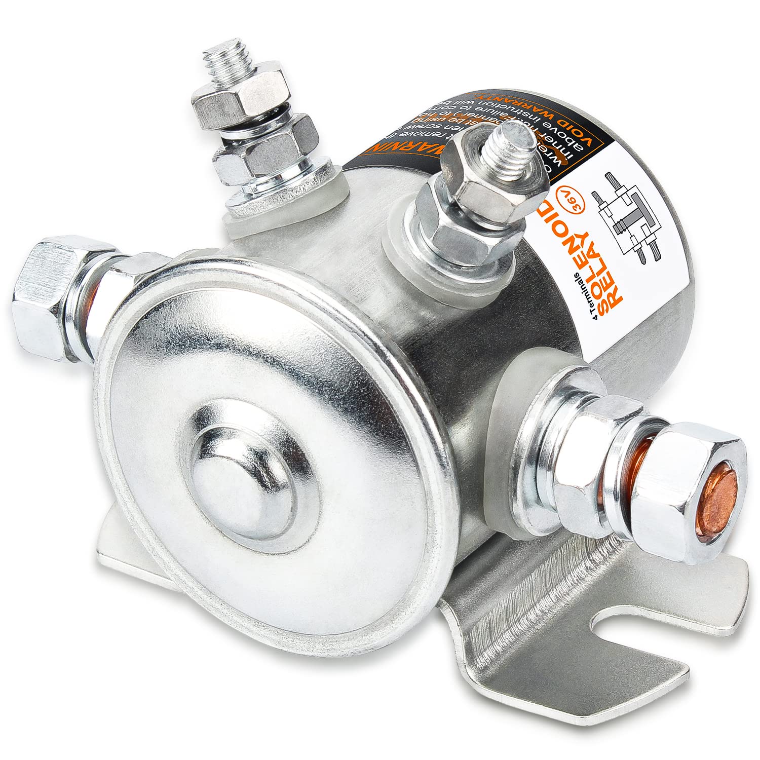 Gaoerfu-Cp Ezgo Solenoid 36V, #70 Series Continuous Duty Solenoid Relay For Ezgo Txt/Marathon 1980-2010 Electric Golf Cart, Oem# 27855G01, 11761G1, 27855G02, 31680G1, 3016