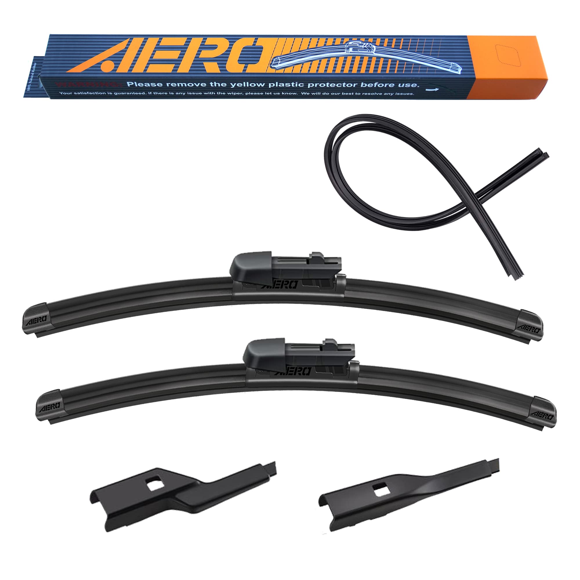 Aero Avenger 26'+19' Premium All-Season Windshield Wiper Blades Oem Replacement For Audi A3 2020-2015 Tesla Y 3 Volkswagen Arteon 2021-2019 And More (Set Of 2)