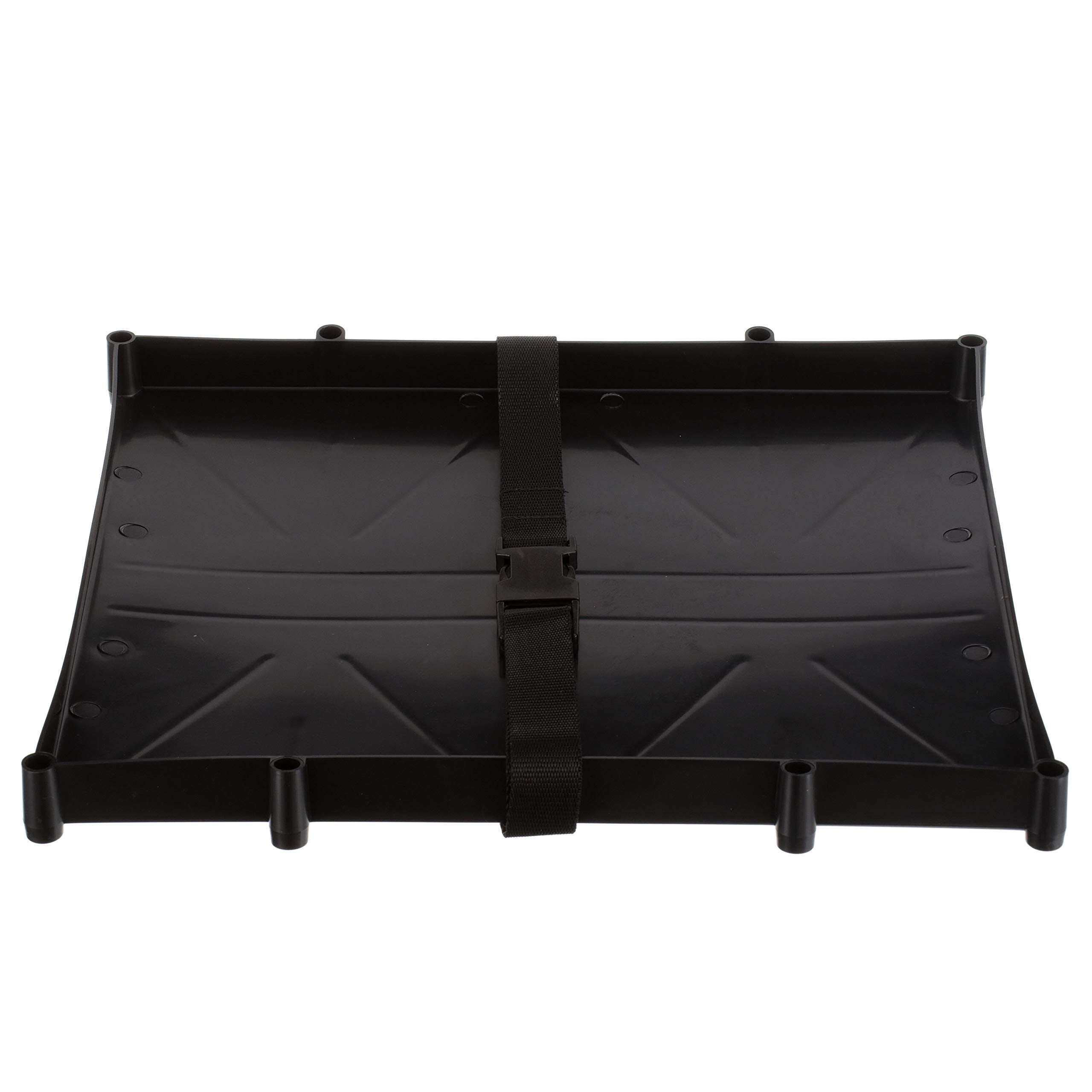 Seachoice 22046 Dual Battery Tray With Poly Strap – Holds 2 Group 27 Deep-Cycle Marine Batteries