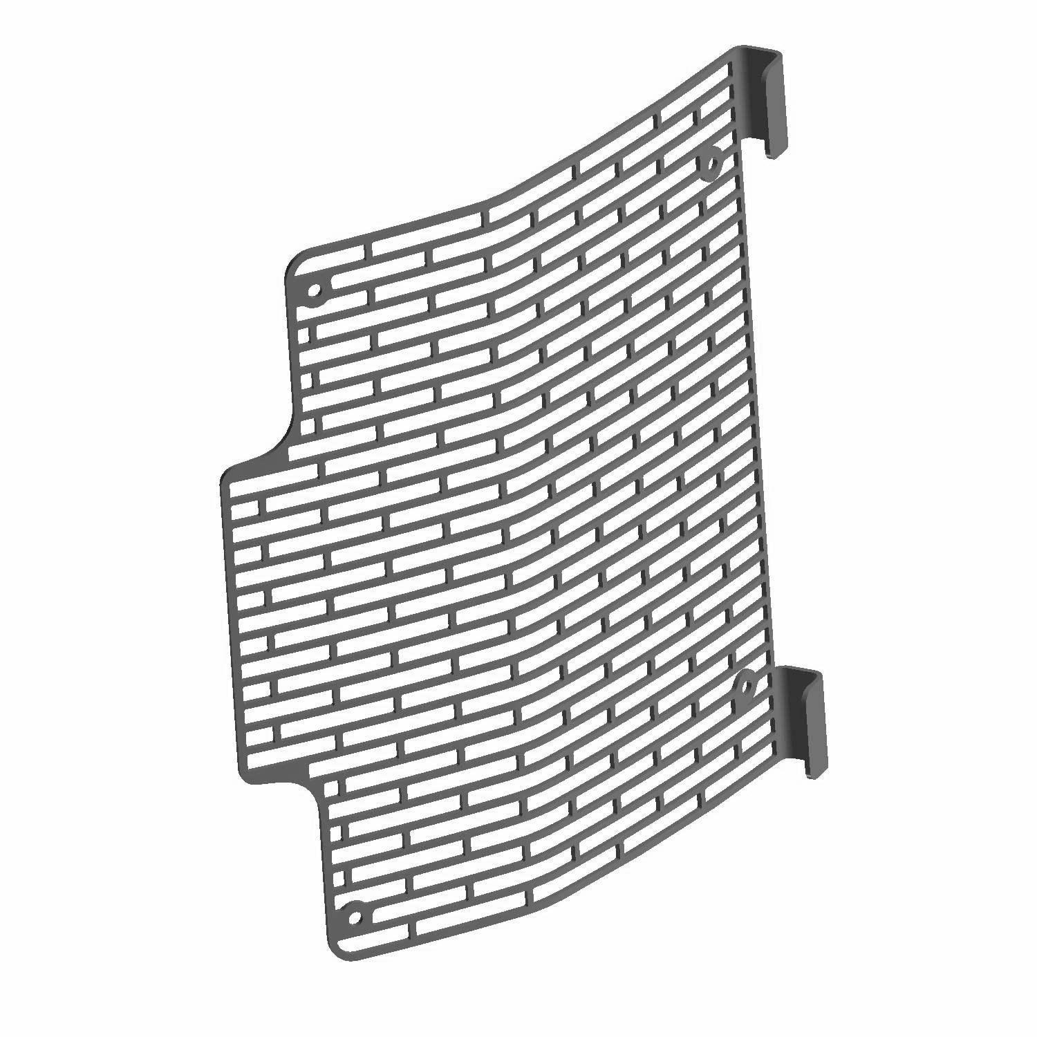 Polaris Atv Brush Guard Grill, Medium Gloss Black, Genuine Oem Part 5247507-067, Qty 1