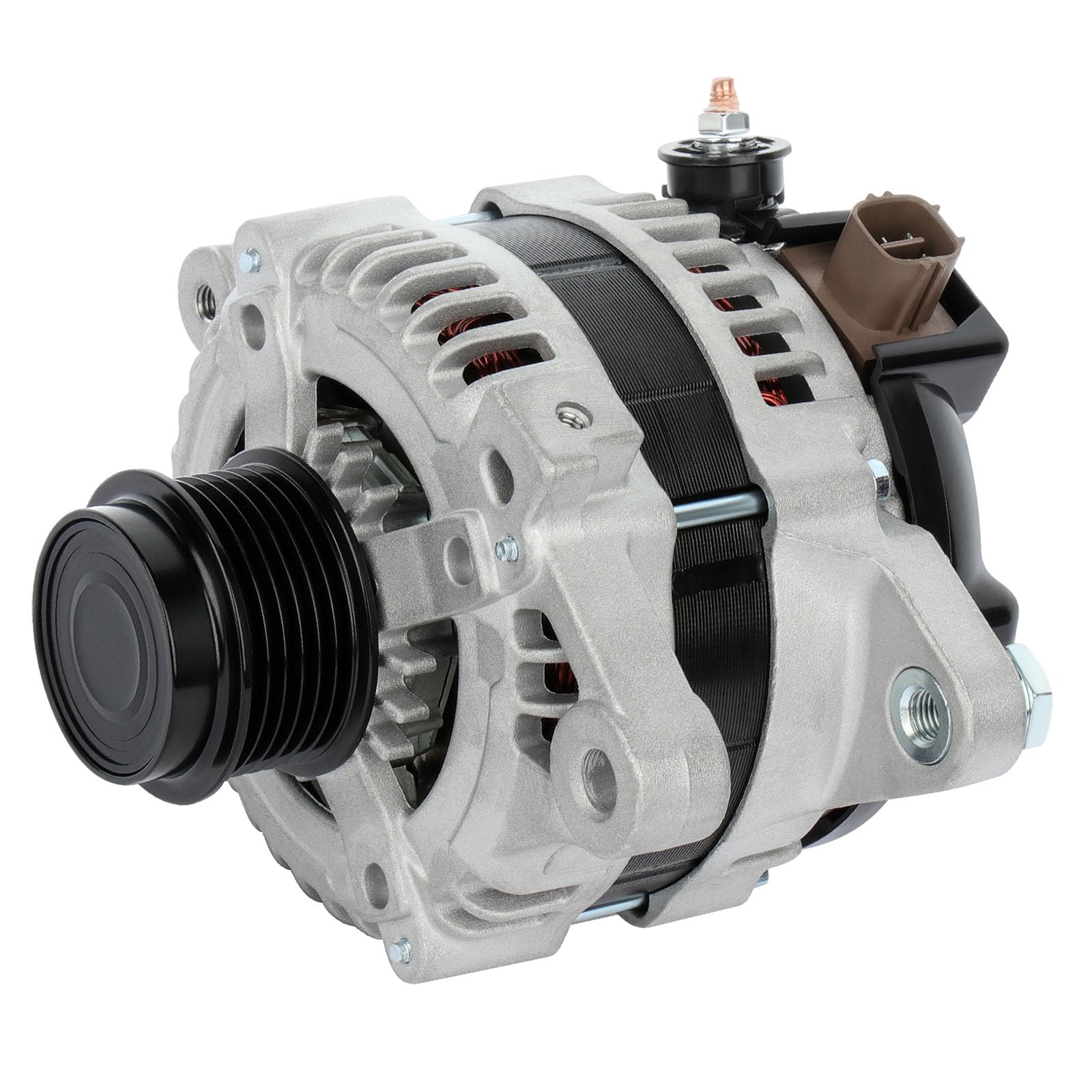 Scitoo Alternators 11385 Compatible Fit For 2009-2013 For Toyota Corolla 1.8L For 2009-2010 For Toyota Matrix 1.8L For 2009-2010 For Pontiac Vibe 1.8L