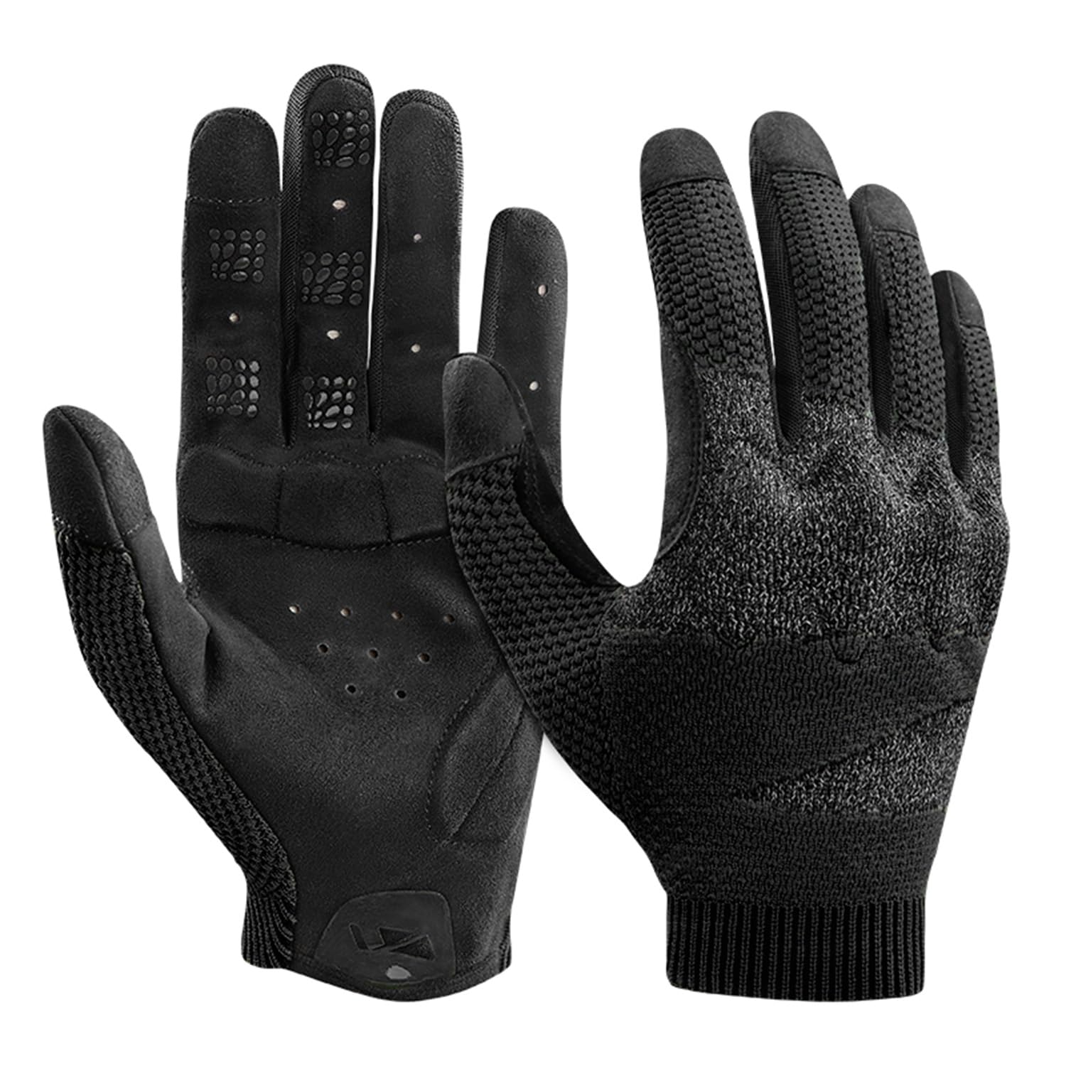 Vxw Motorcycle Gloves For Men Full Finger Touchscreen Motorbike Gloves High Protection Motorcycle Gear For Bmx Atv Road Racing(Large)