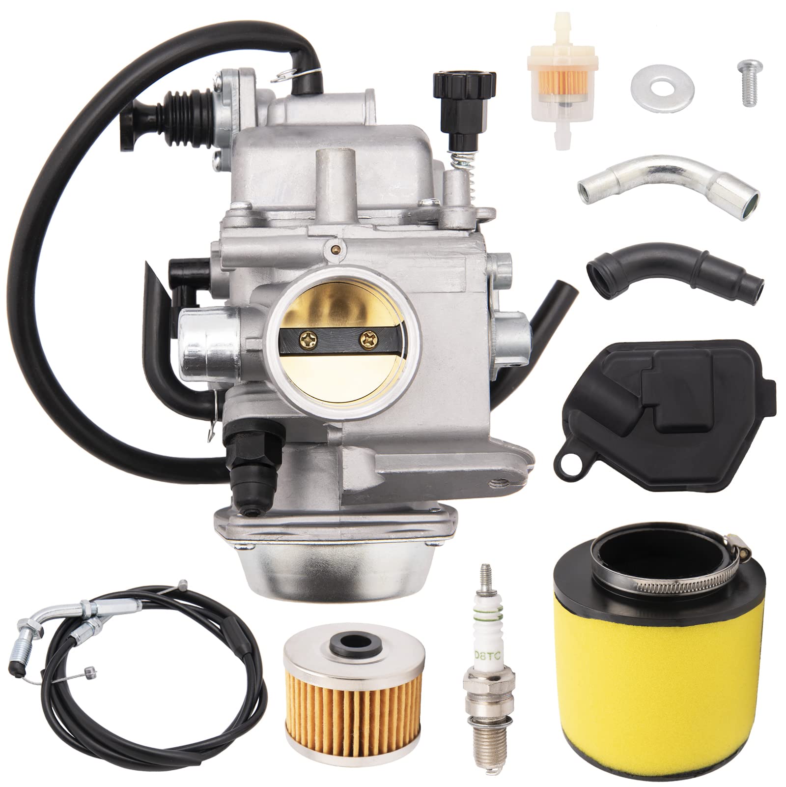 Carburetor Compatible With Honda Fourtrax 300 350 Foreman 400 450 Rancher 350 Carburetor, Replacement For Honda Fourtrax 300 Carburetor, Honda Foreman 450 Carburetor, Honda Rancher 350 Carburetor