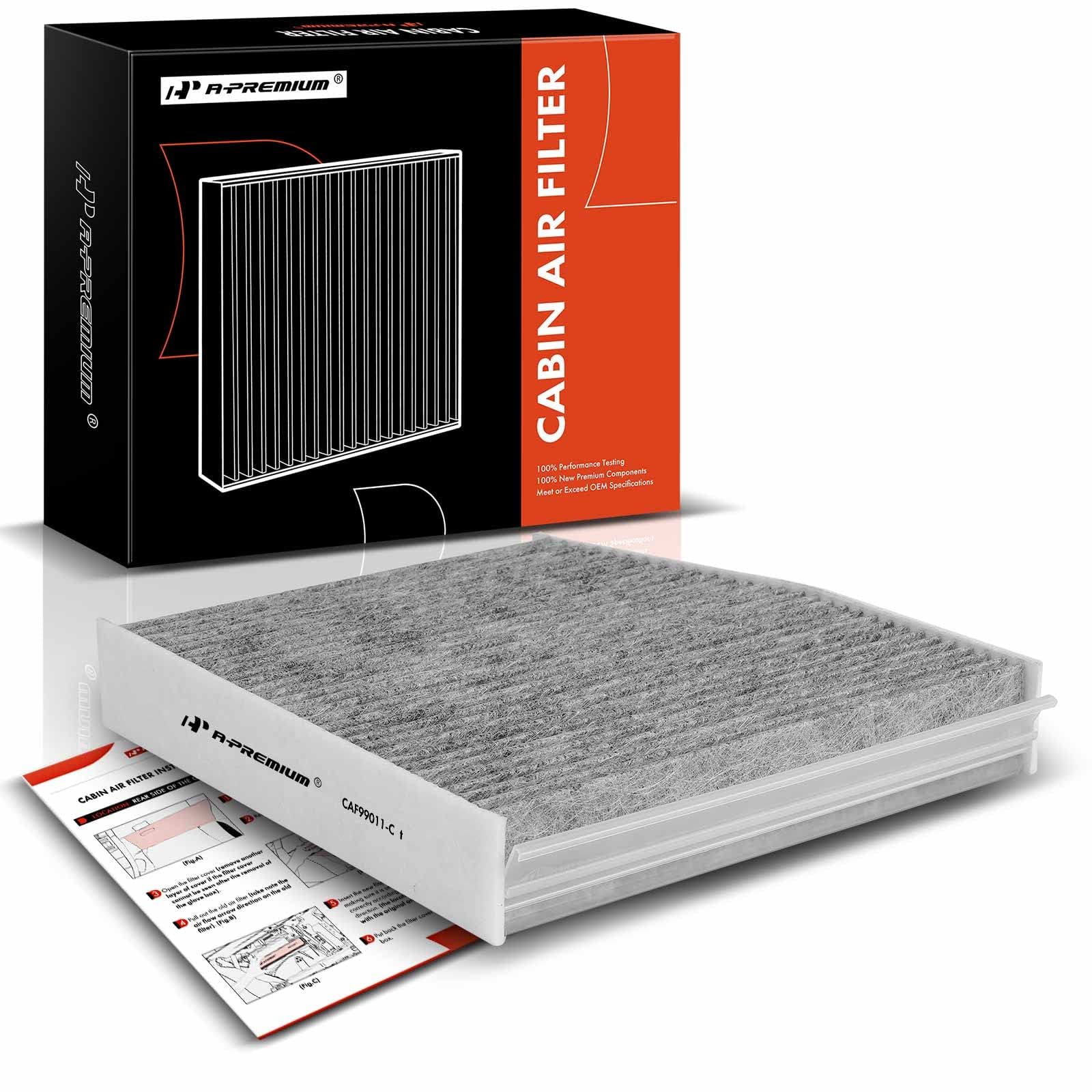 A-Premium Cabin Air Filter With Activated Carbon Compatible With Mercedes-Benz B250, B250E, Cla250, Cla35 Amg, Cla45 Amg, Gla250, Gla35 Amg, Gla45 Amg, Glb250, Glb35 Amg & Infiniti Qx30