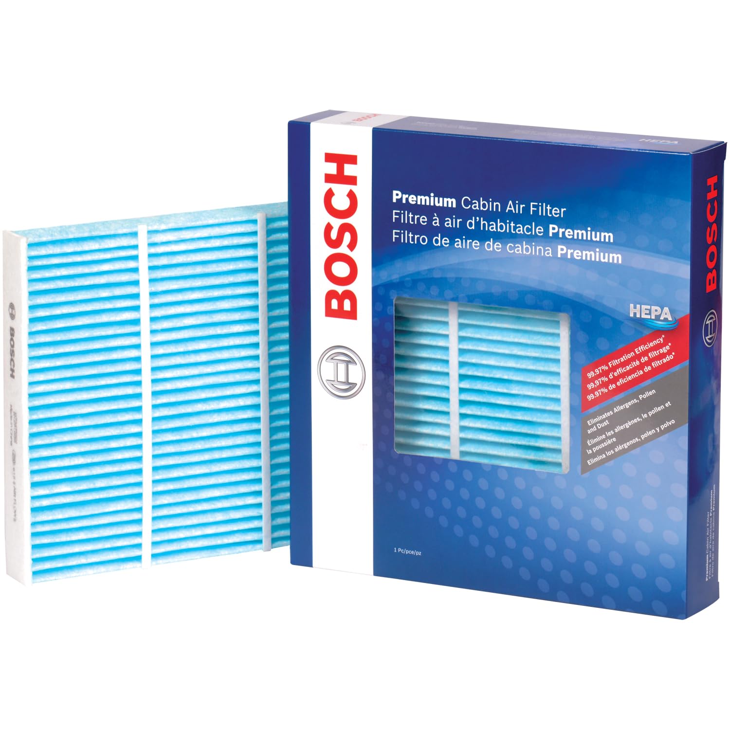 Bosch 6075C Hepa Cabin Air Filter - Compatible With Select Honda Fit, Scion Fr-S, Subaru Brz, Toyota 86