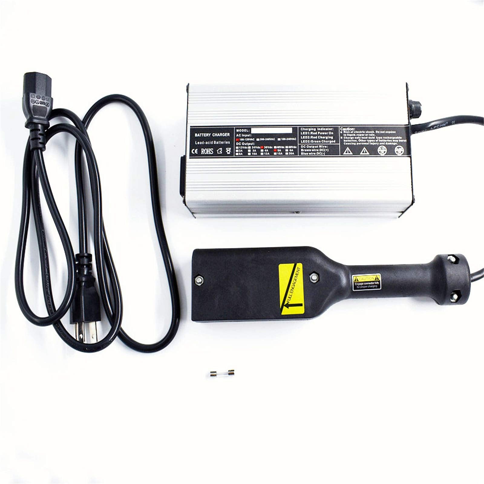 Autoparts 36 Volt 5 Amp Battery Charger Replacement For Ezgo Golf Cart Fully Medalist