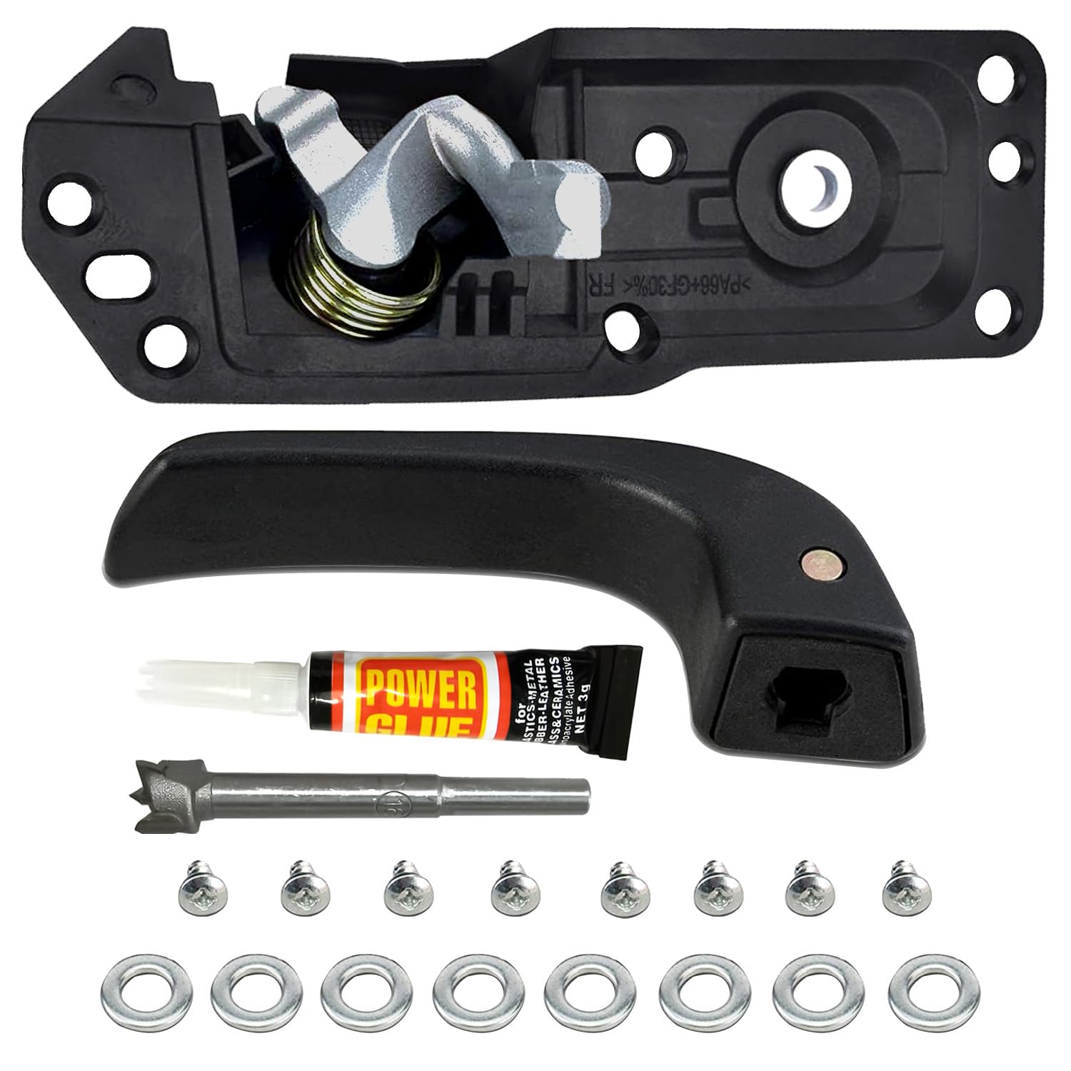 Interior Inside Front Right Passenger Door Handle Fit For 2007-2014 Chevy Silverado Avalanche Suburban Tahoe Escalade Sierra Models, Replace Oe# 80375,20833602