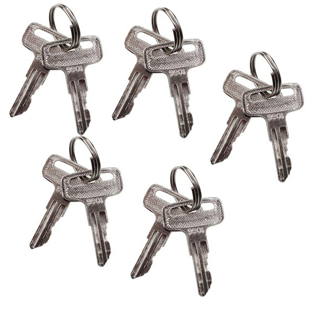 Fridayparts 5 Pairs Ignition Key 9901 Compatible For Jlg Manlift Jlg Lifts 2033E3 1932E3 1532E2 1932E2 2632E2 3246E2 2032E2 2646Es Replacement